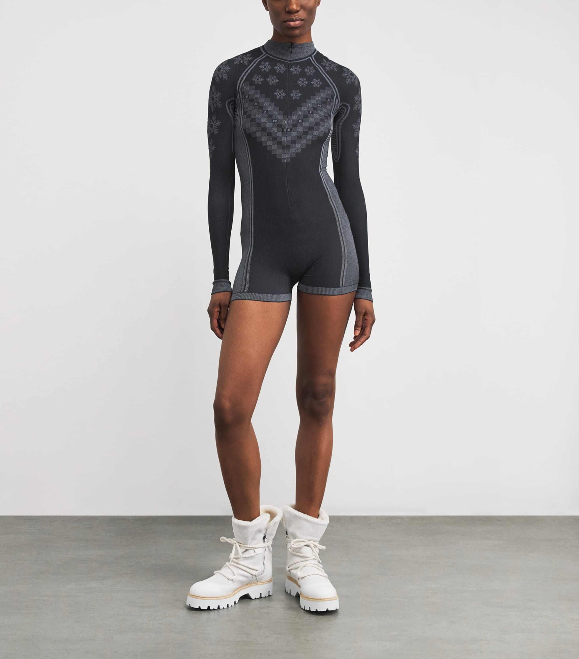 First Layers Half-Zip Playsuit OBSIDIAN WNTR FRISLE Image 2