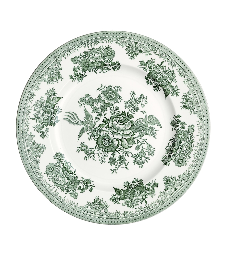 Set of 4 Asiatic Pheasants Plates (25cm) DARK GREEN Image 1