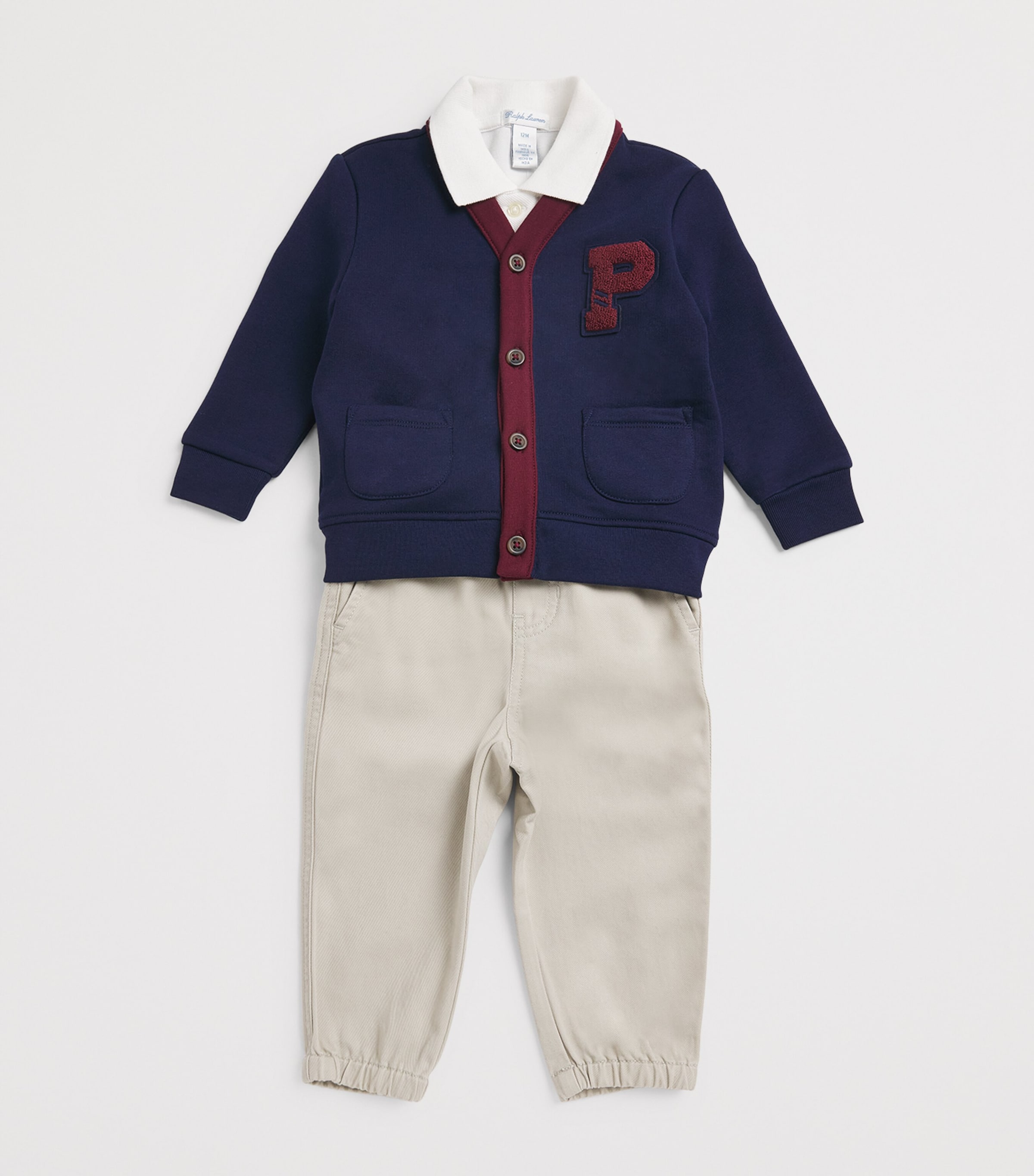 Cardigan Polo Newborn Baby Boy Polo Bear Cotton Sweater Ralph Lauren