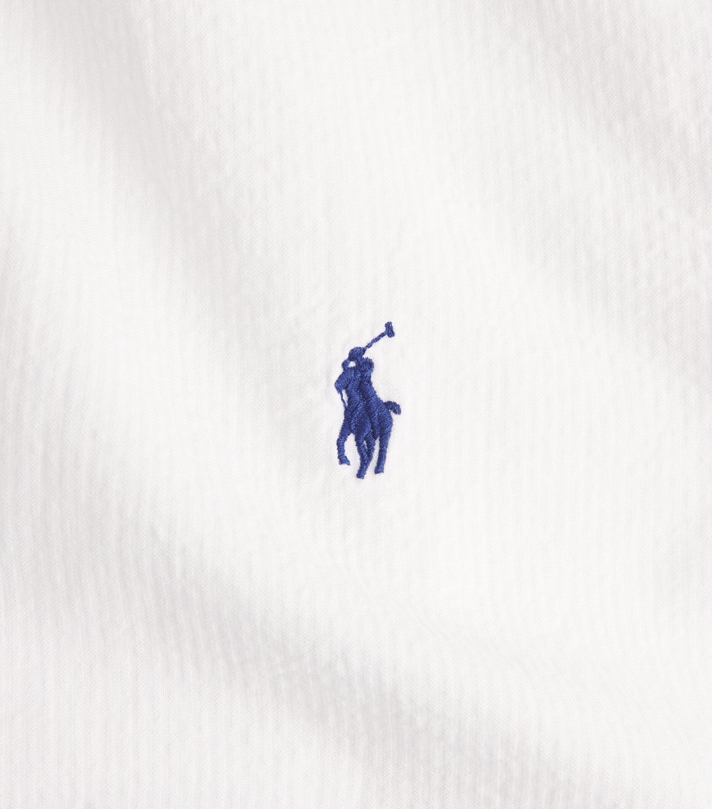 Polo Ralph Lauren Mens Cotton Seersucker Custom Fit Shirt White Image 6
