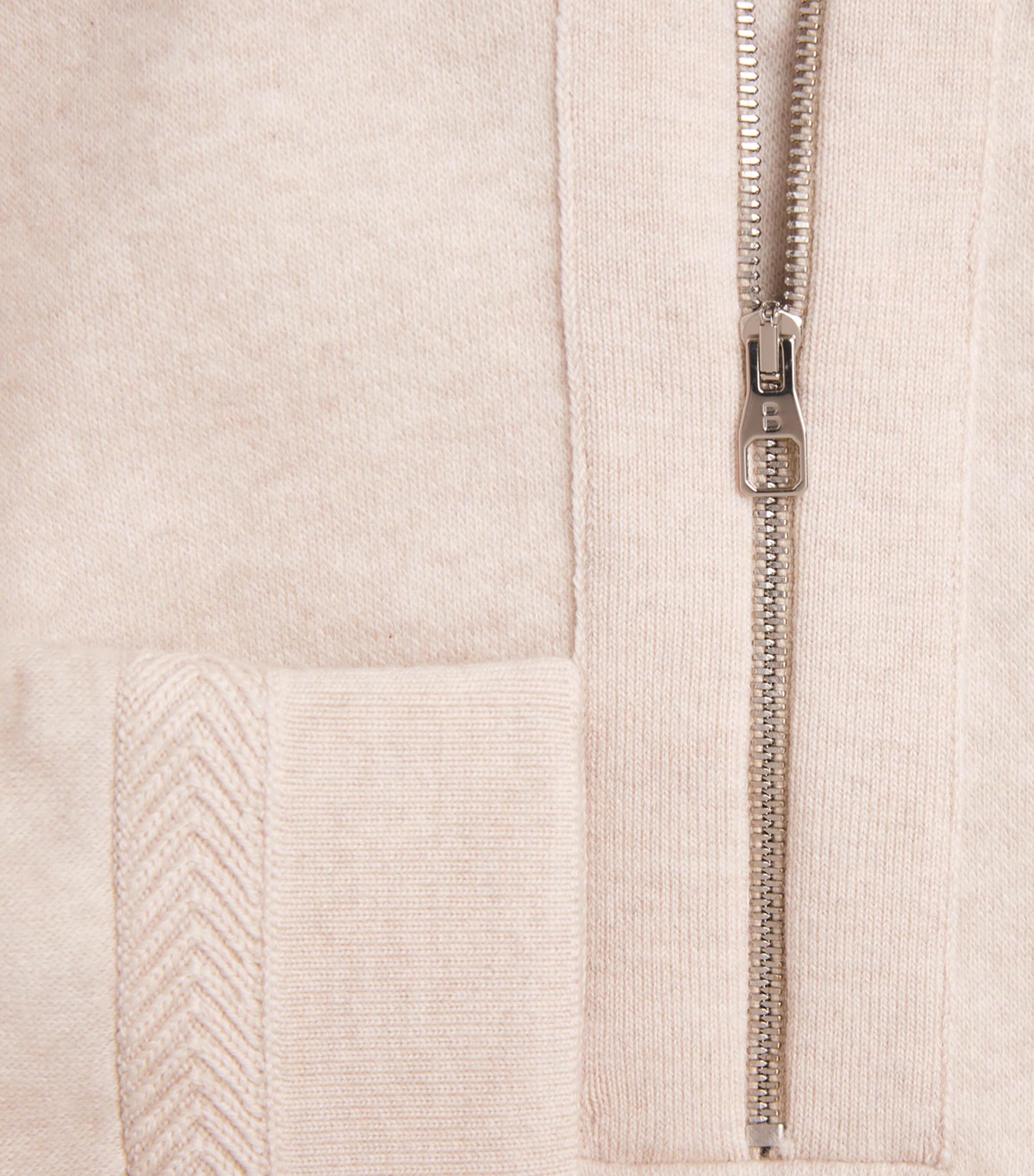 Cashmere Quarter-Zip Sweatshirt SCONE Image 5