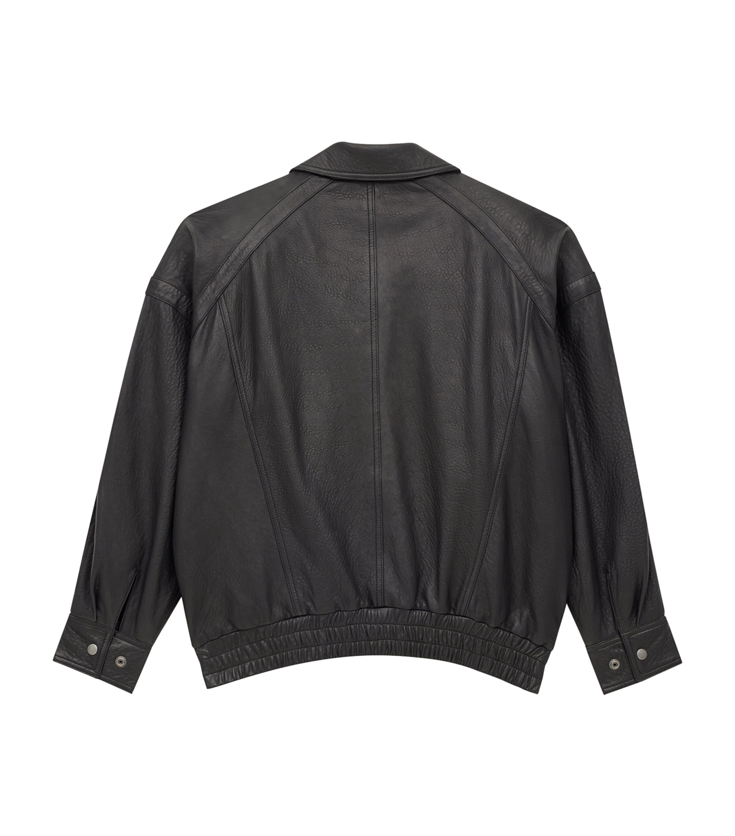 Leather Bomber Jacket 1000 Image 4