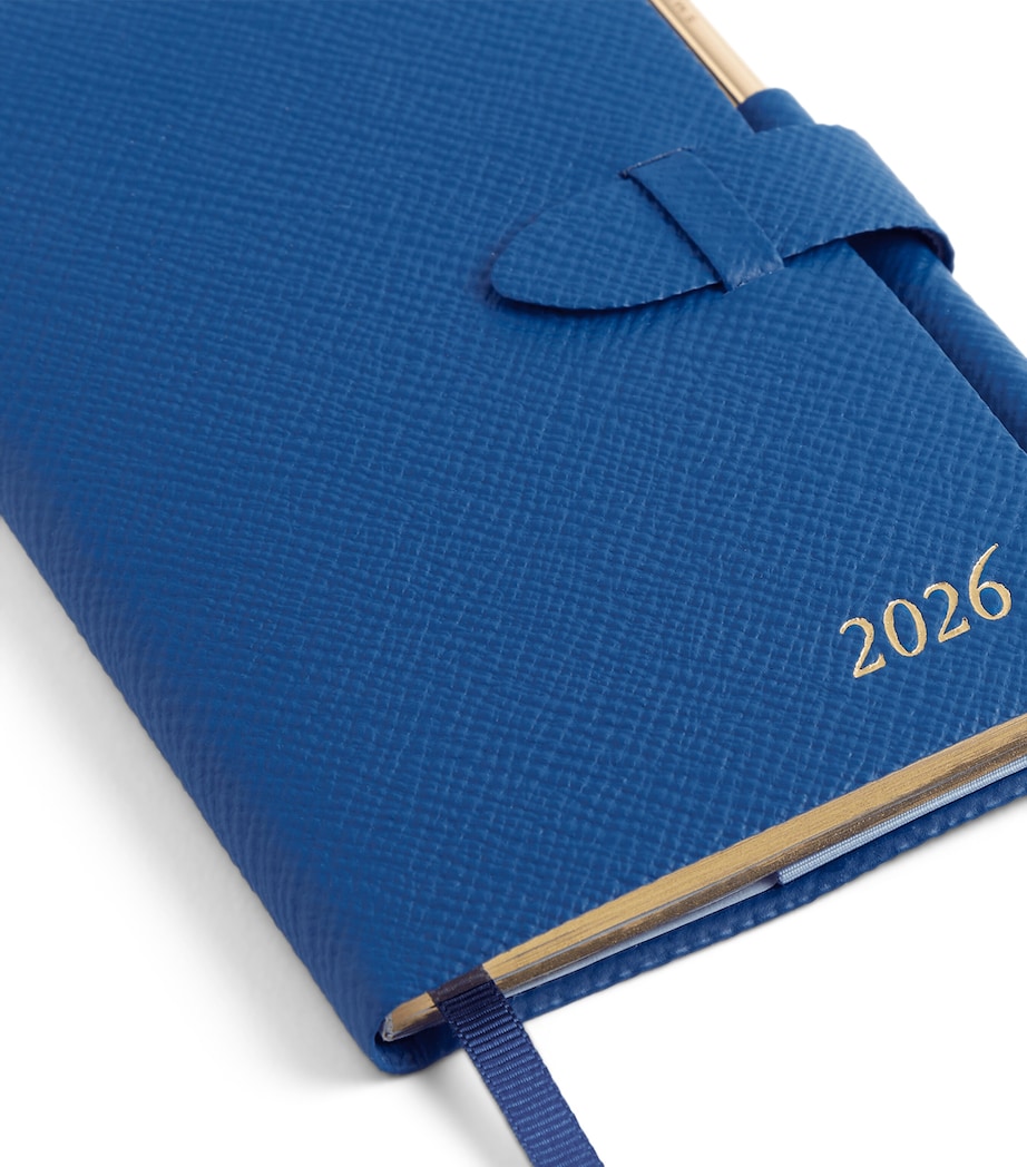 Panama Leather 2026 Weekly Diary CERULEAN Image 5