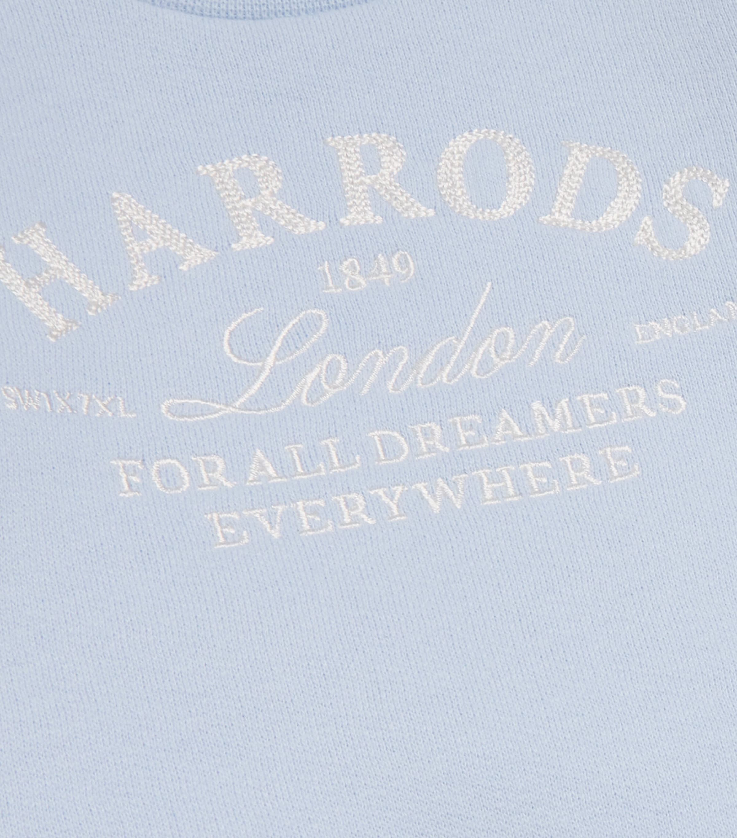 Cotton Logo Sweatshirt (0-18 Months) BLUE Image 4