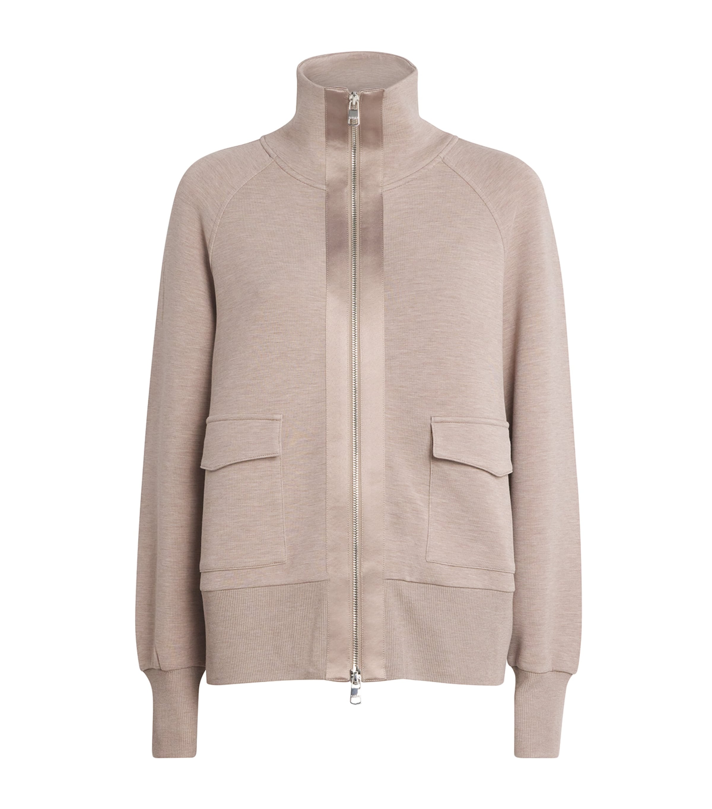 Roxbury Zip-Up Sweatshirt TAUPE Image 1