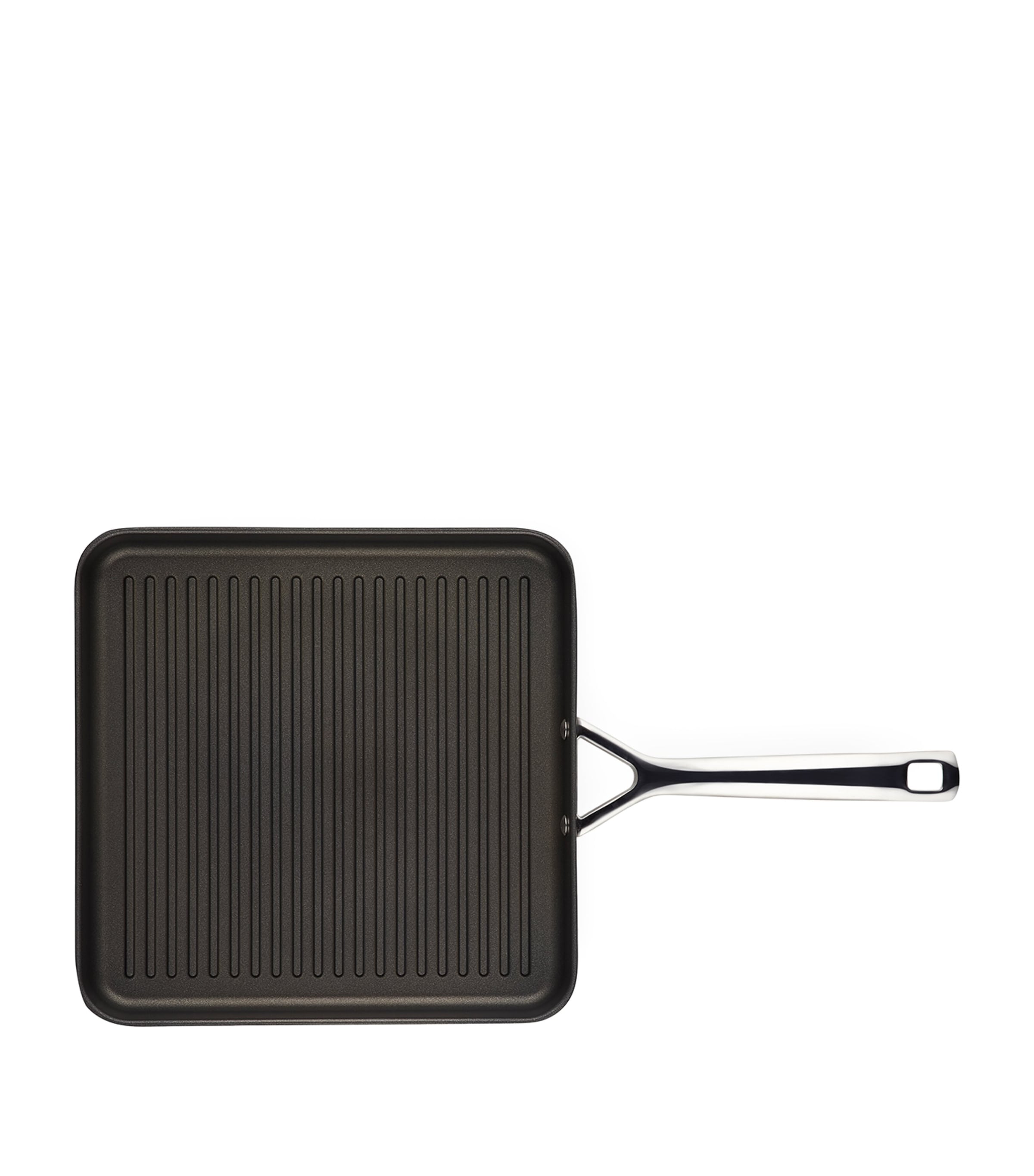 Le Creuset Cast Aluminium Square Grill Pan (28cm x 28cm) Black Image 4