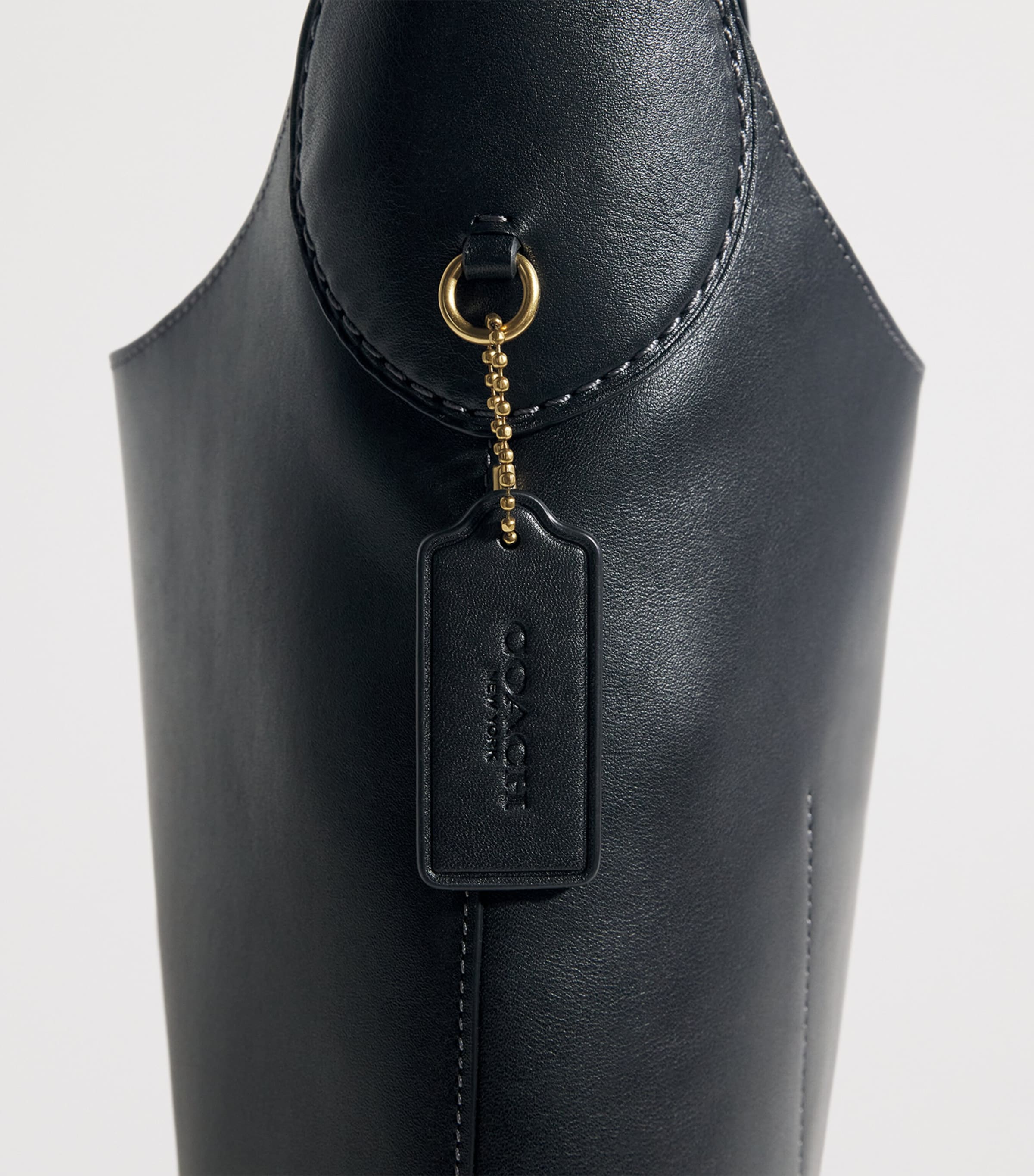 Coach Black Leather Brooklyn 28 Shoulder Bag | Harrods UK