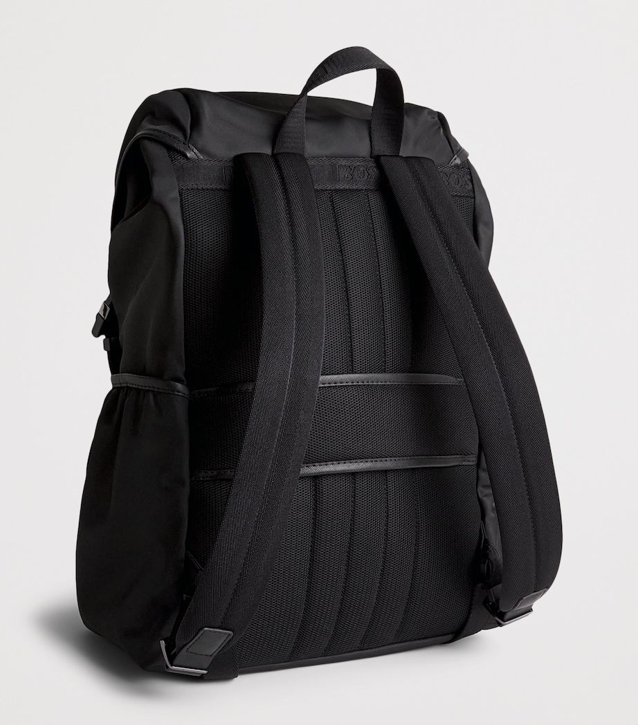 BOSS Twill Icon Backpack Black Image 3