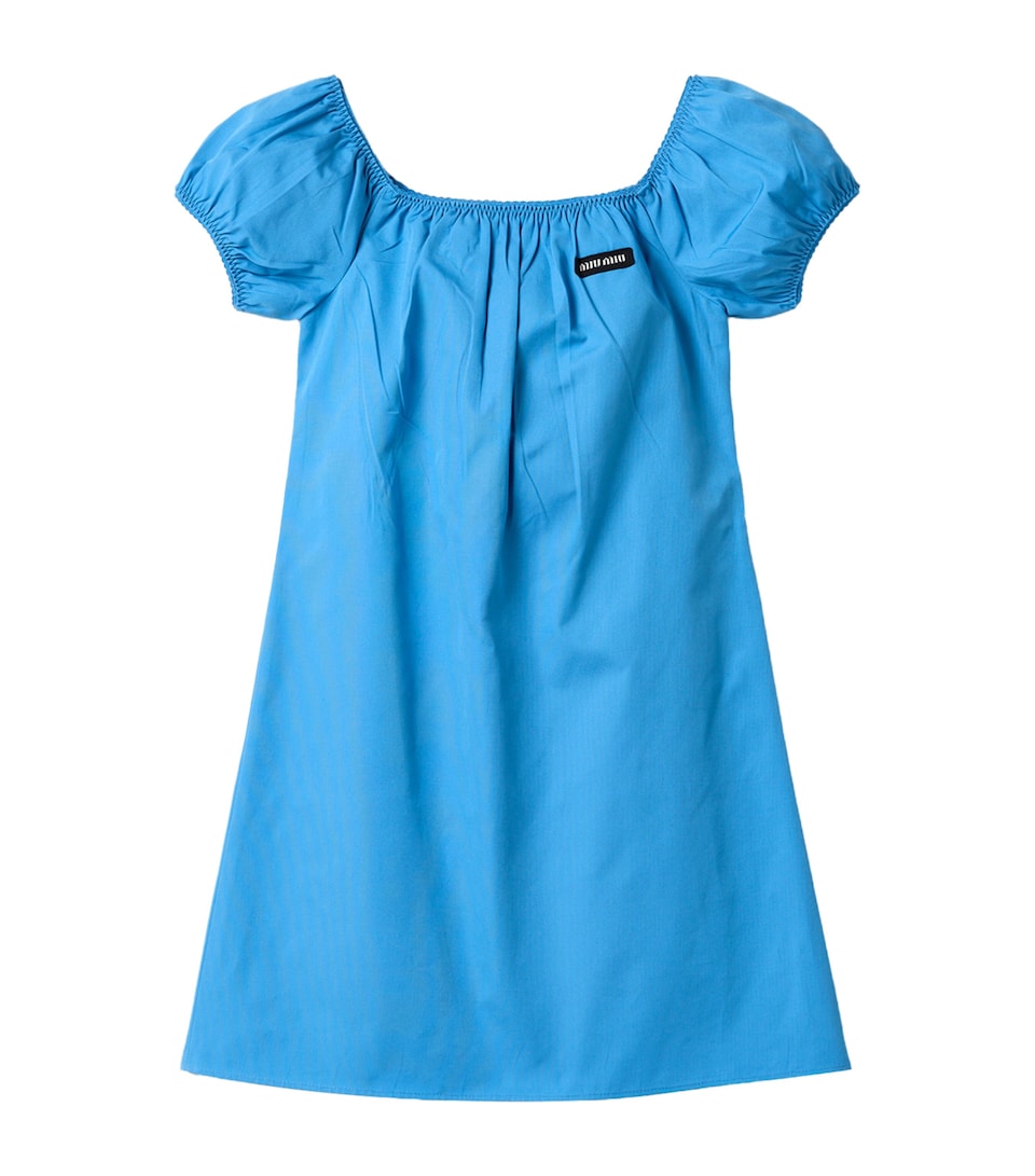 Miu Miu Cotton Poplin Mini Dress