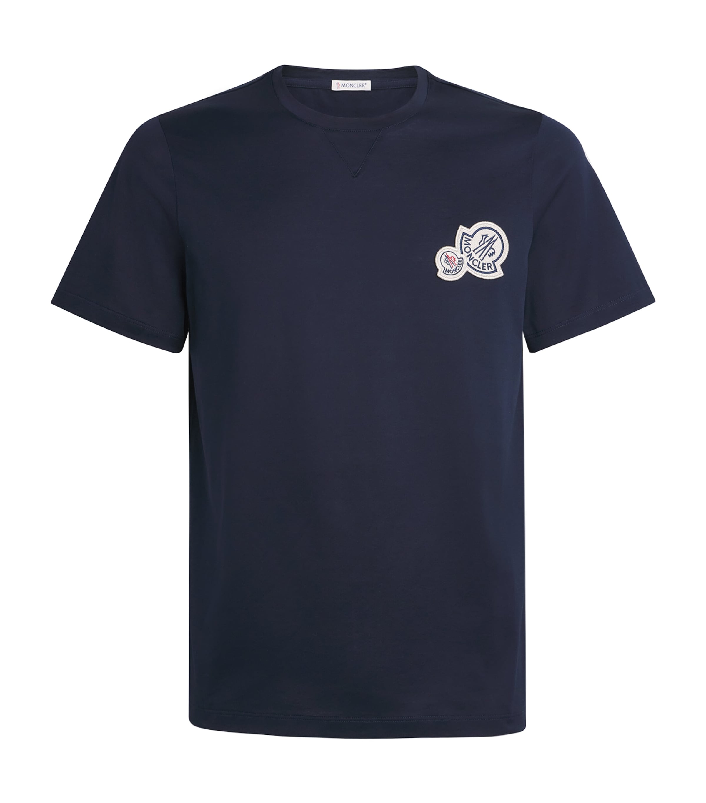 Moncler Mens Cotton Logo T-Shirt Image 1