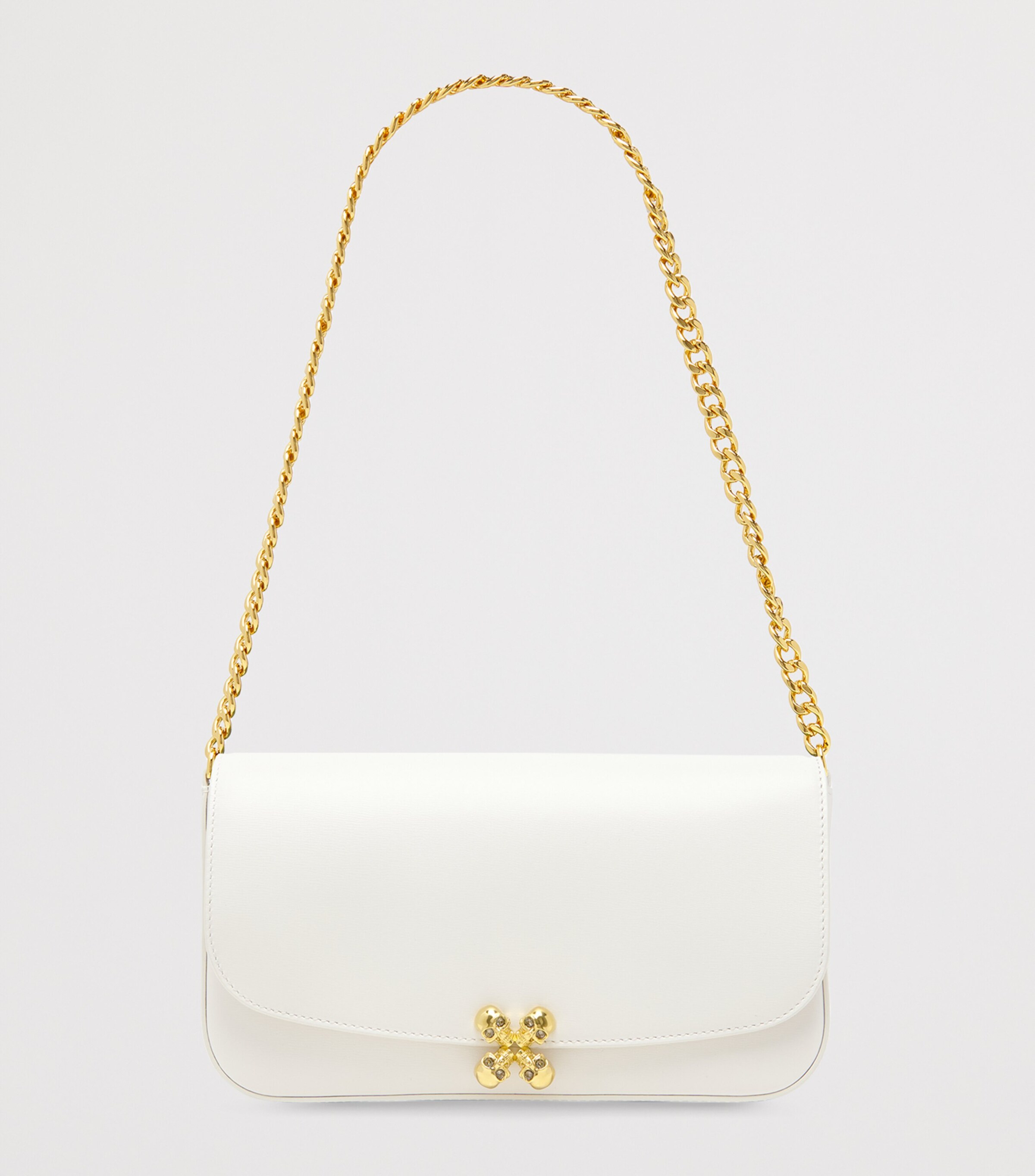 Leather Skull Flower Shoulder Bag 9112 Image 5