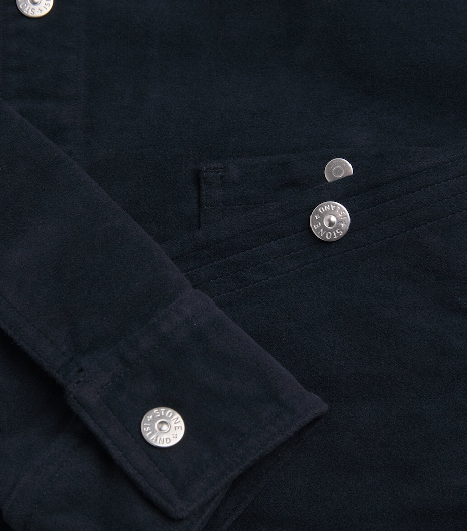 Cotton Button-Up Shirt V0020 Image 5