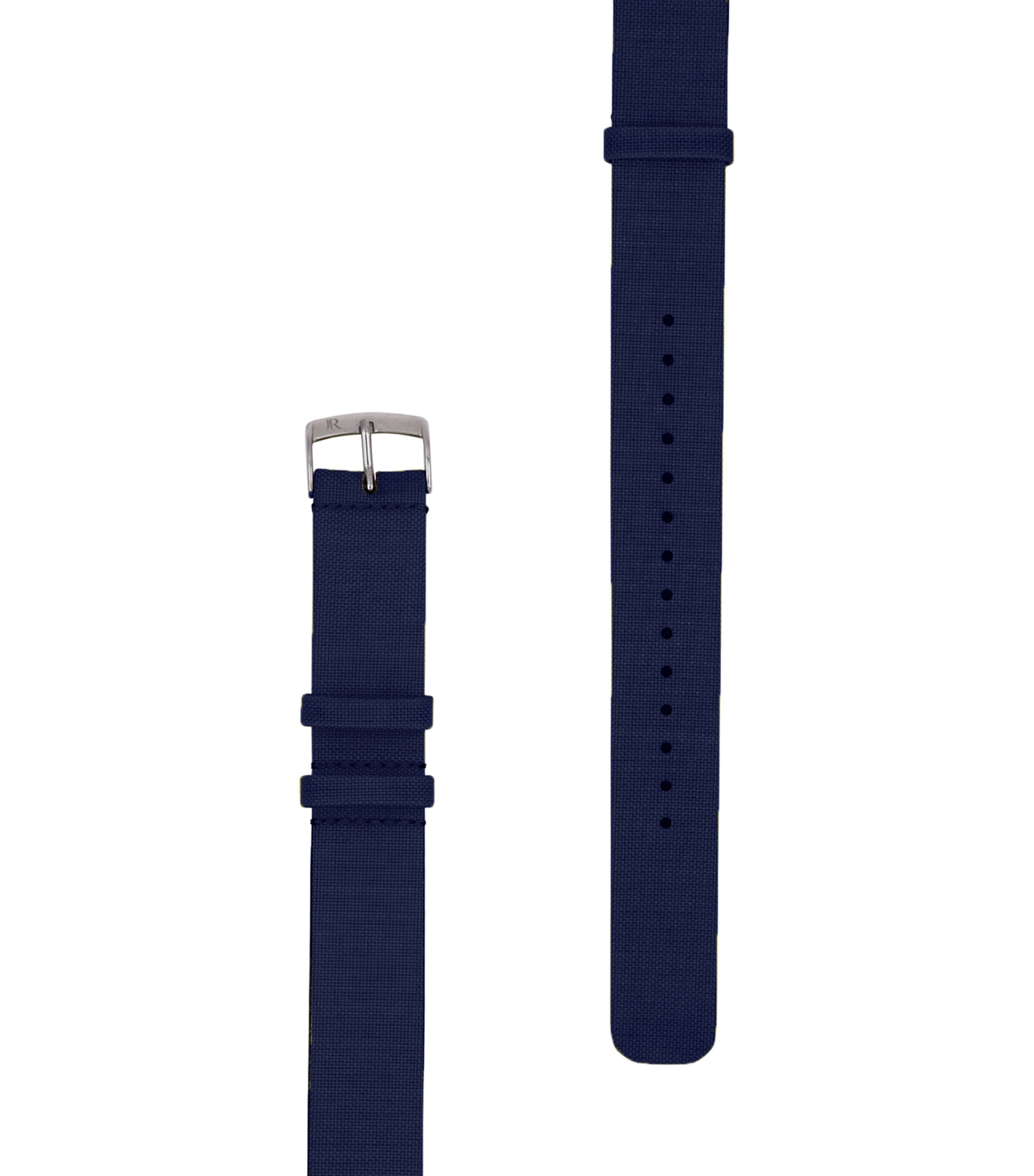 Jean Rousseau Nato Technical Fibre 1.8 Watch Strap In Blue
