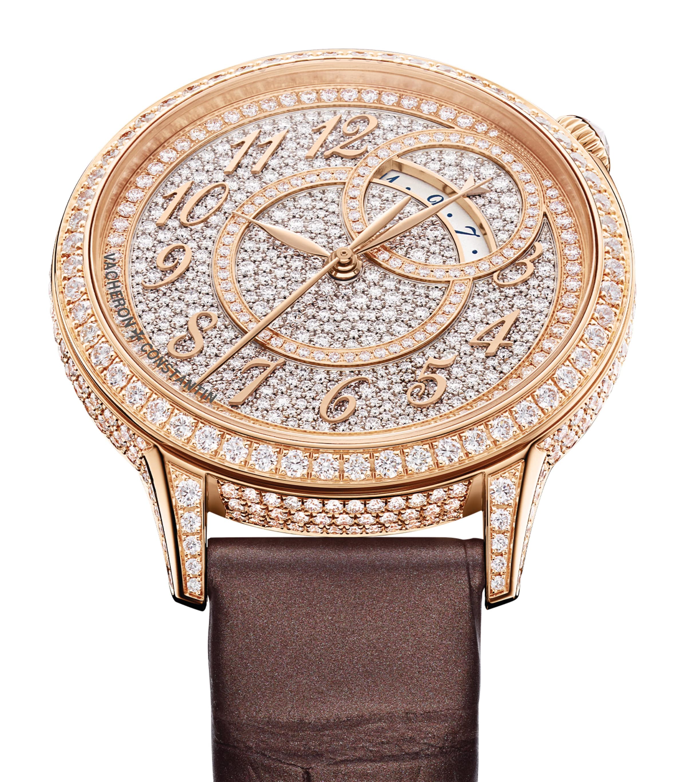 Rose Gold and Diamond Egérie Watch 35mm RED GOLD Image 3