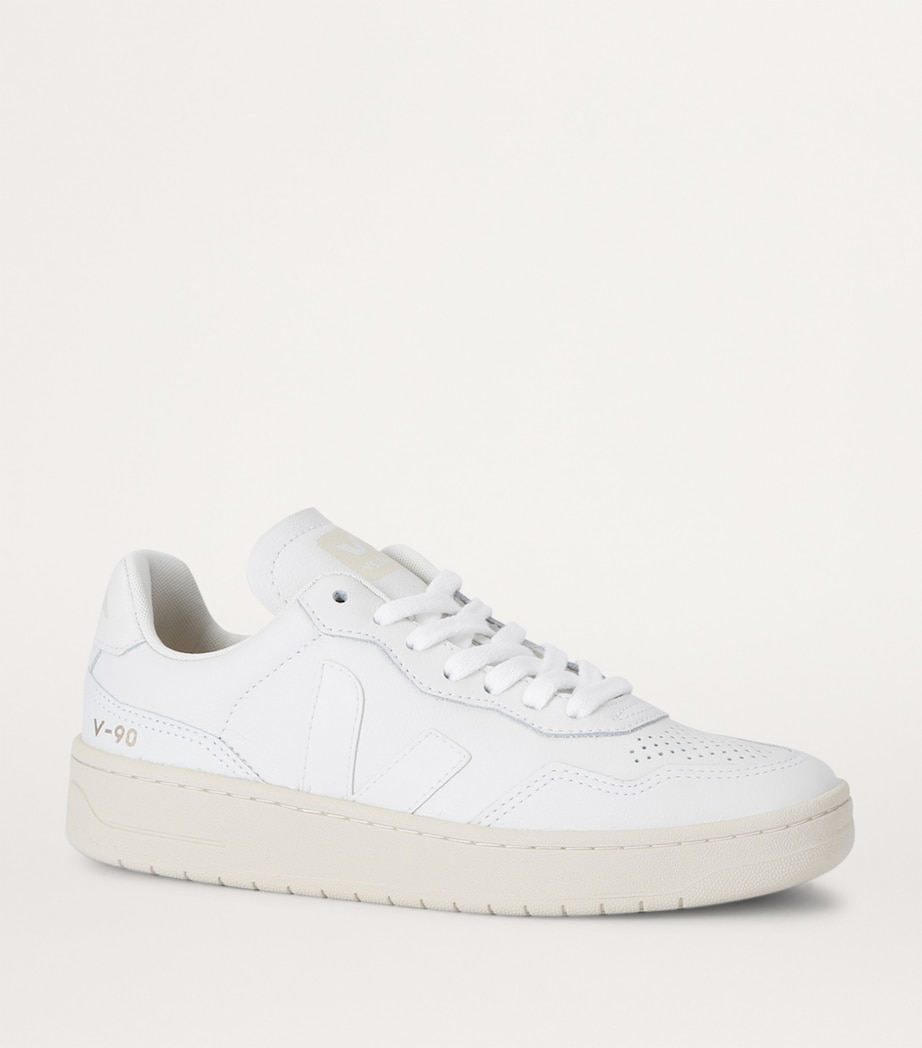 Veja Leather V-90 Sneakers White/oth Image 3