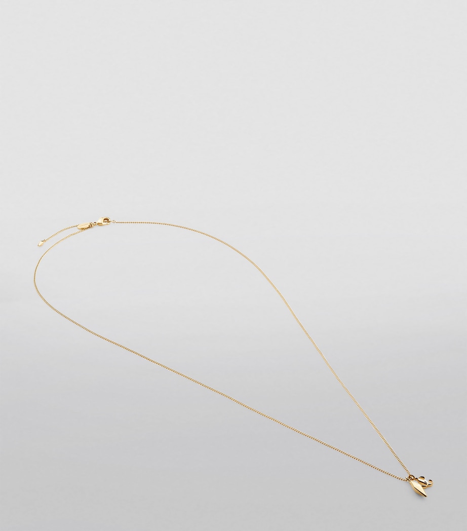 Diamond JC Chain Necklace GOLD Image 2