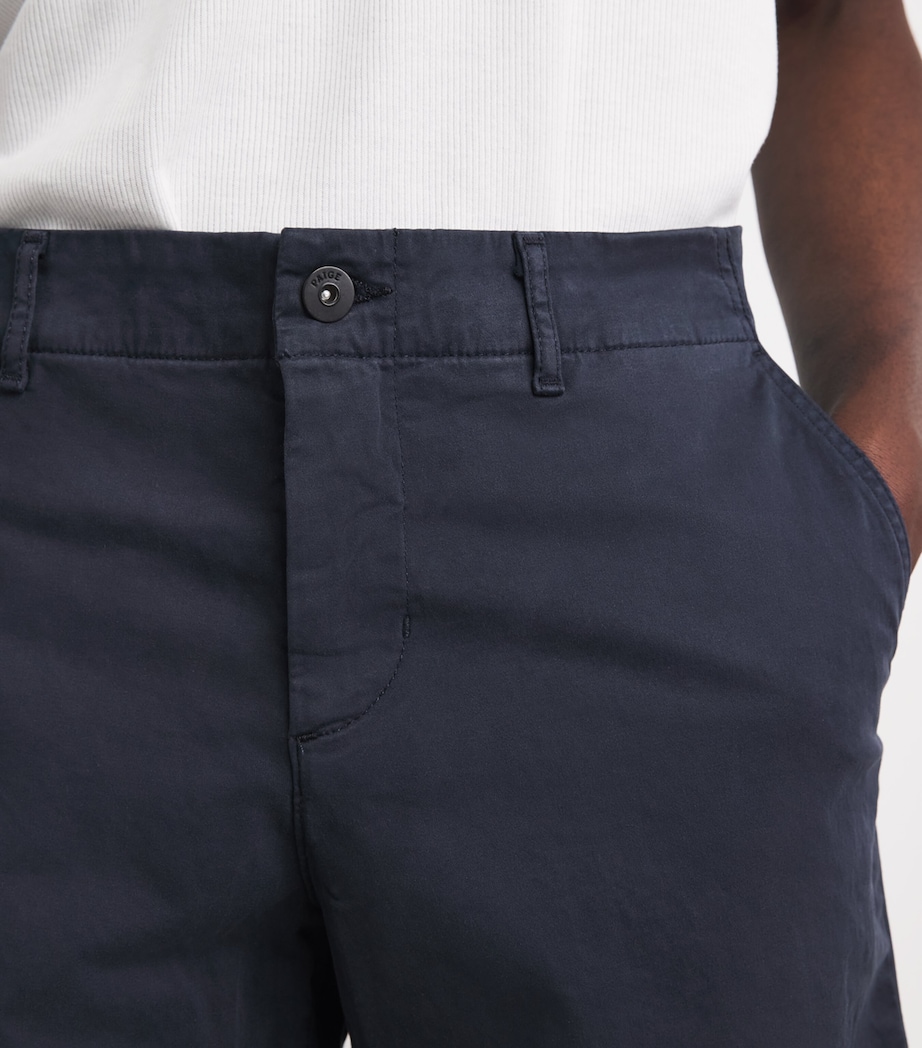 PAIGE Mens Chino Phillips Shorts Deep Anchor Image 3
