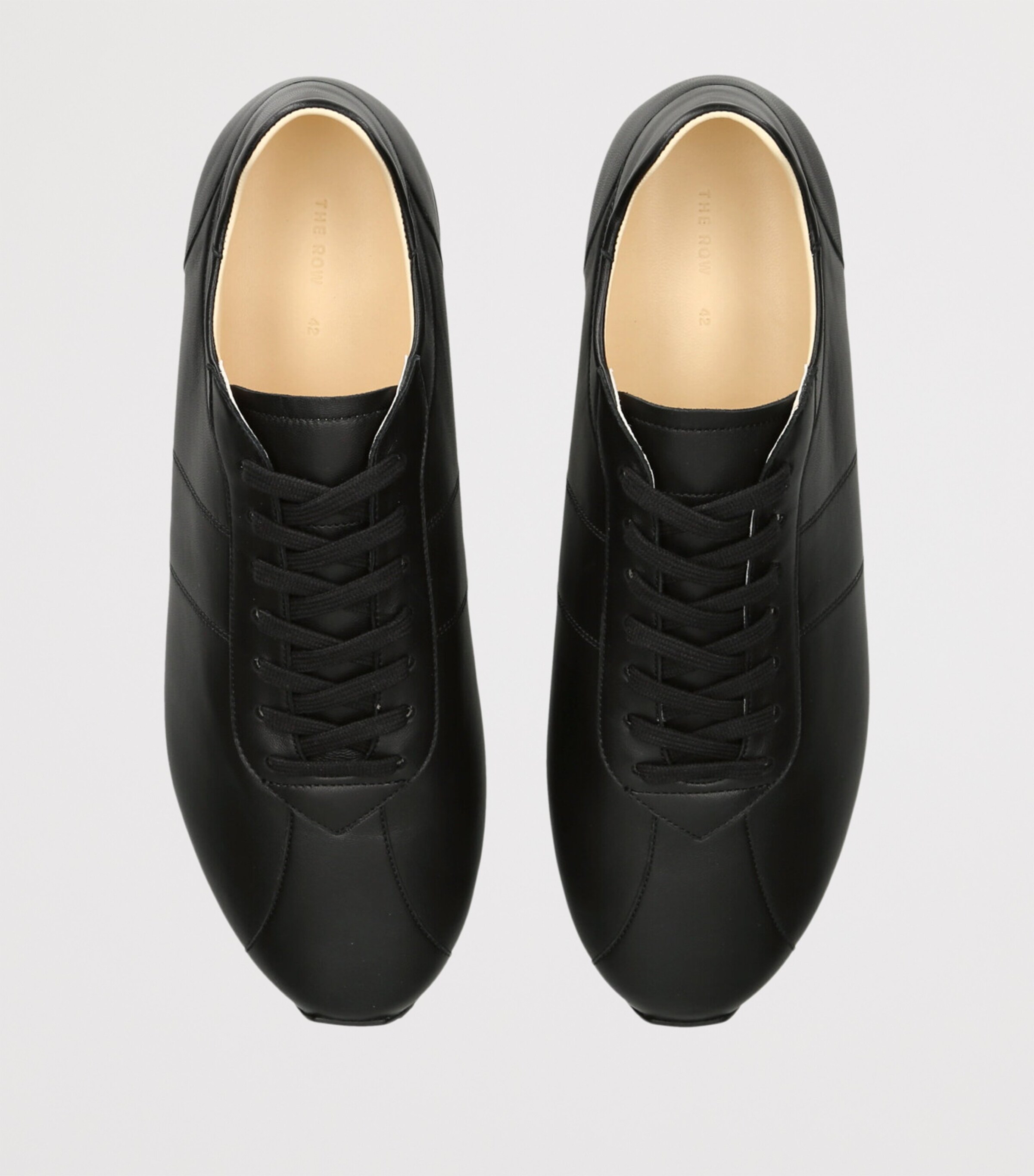 The Row Mica Low-Top Sneakers Black Image 4