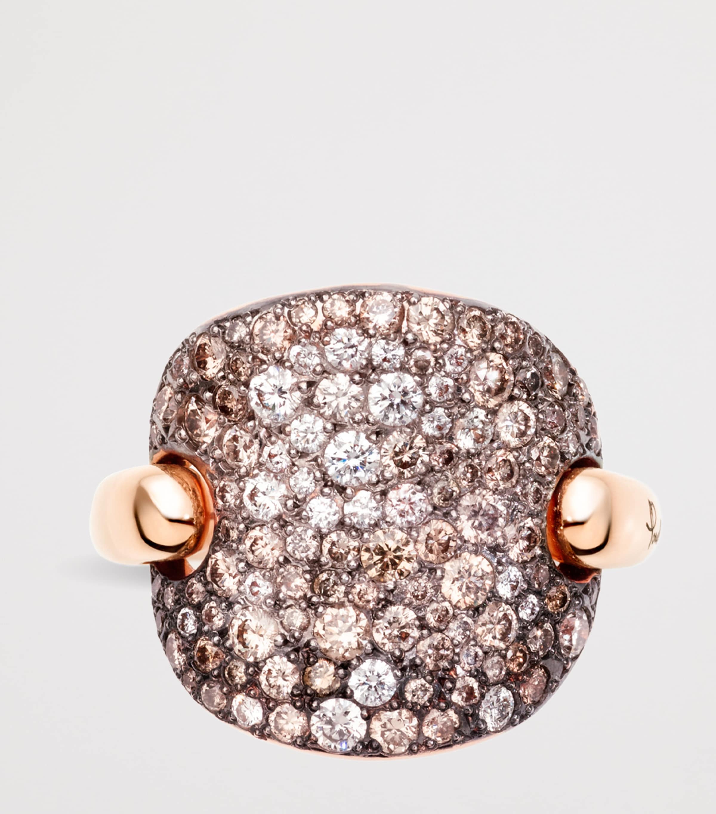 Pomellato Rose Gold and Diamond Sabbia Ring Image 3
