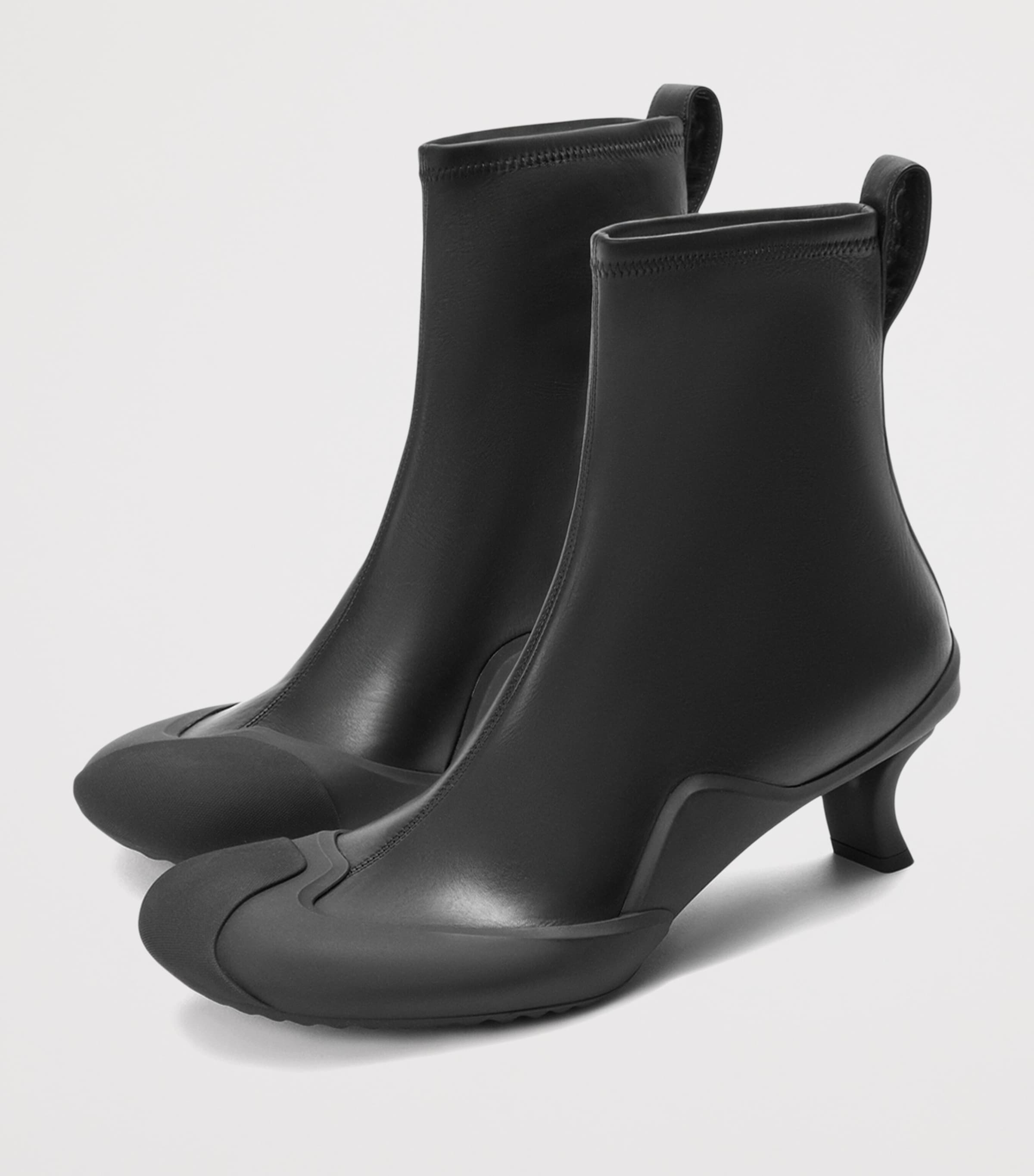 LOEWE Leather Dive Ankle Boots 45 Black Image 3
