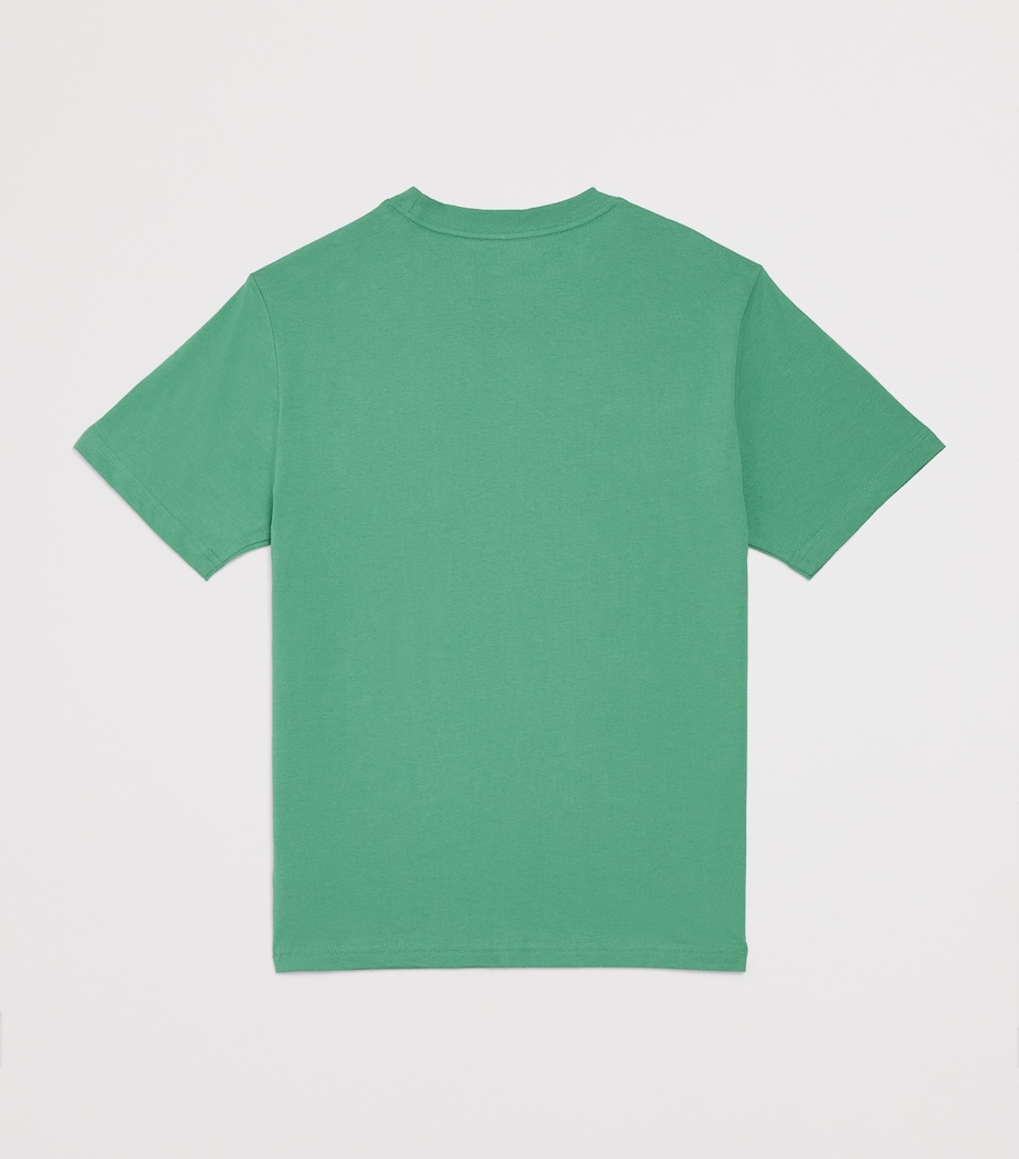 Cotton Logo Pocket T-Shirt (7-14 Years) RAFT GREEN/C5190 Image 2
