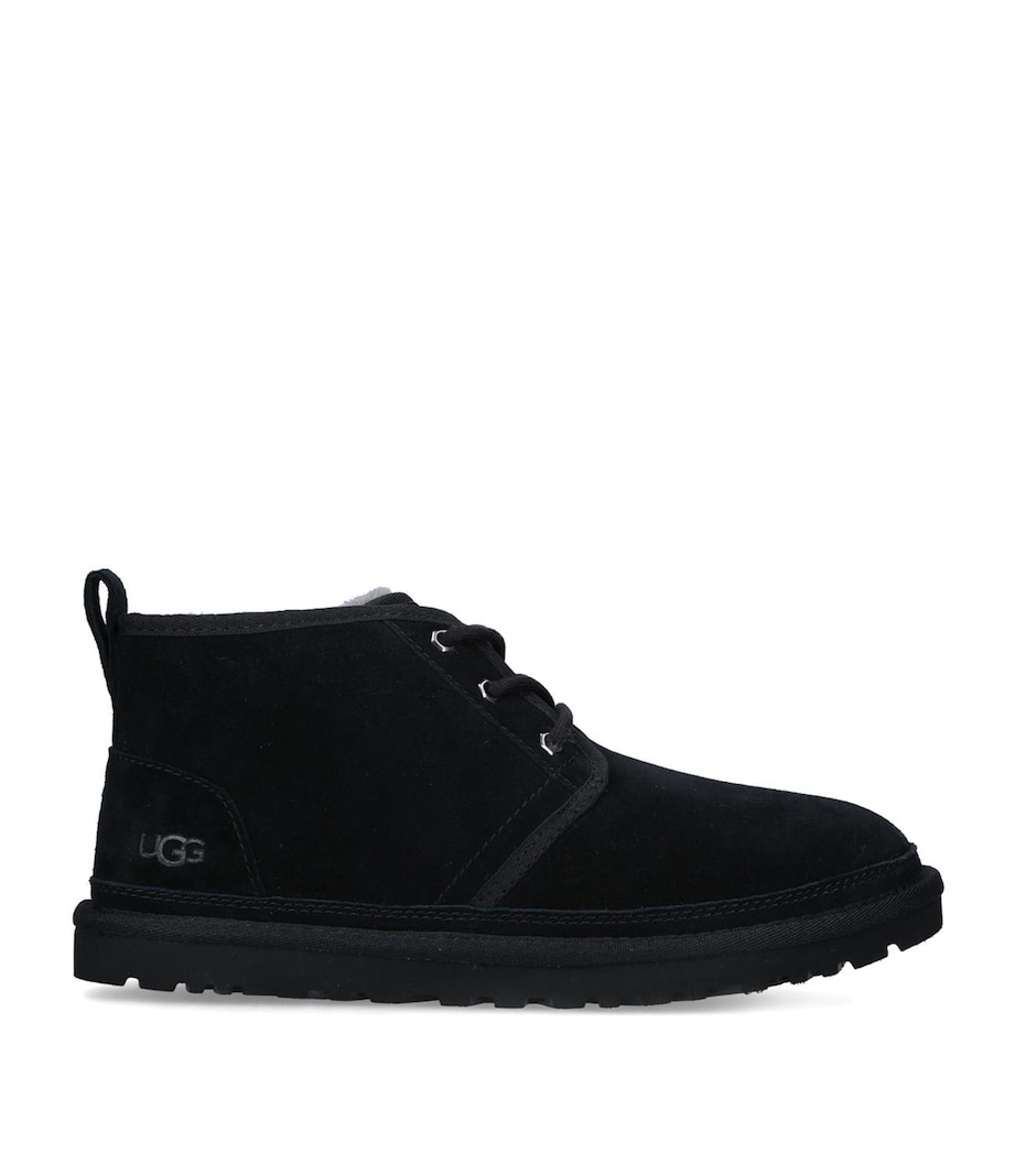 Suede Neumel Lace-Up Boots BLACK Image 3