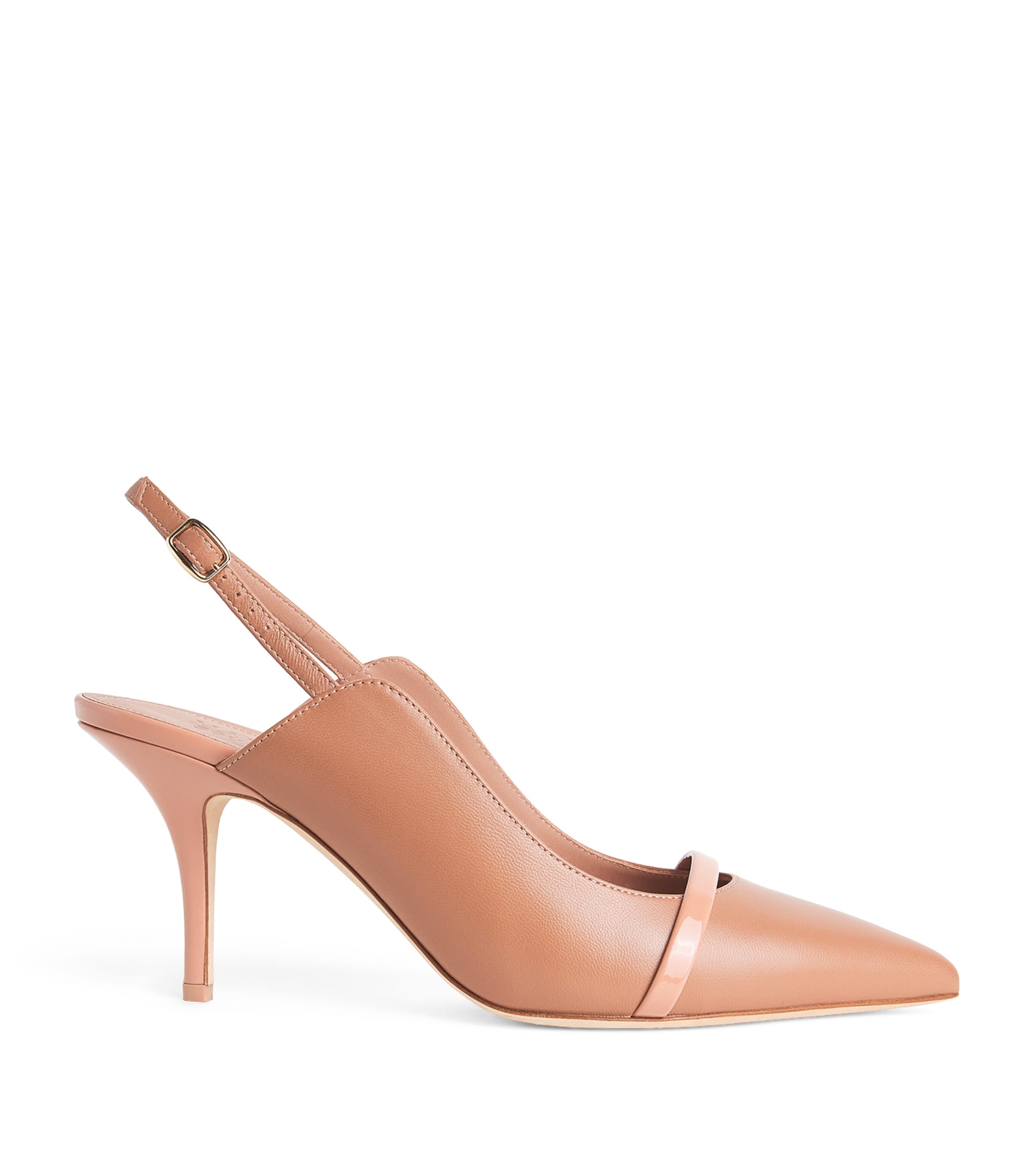 Malone Souliers Leather Marion Slingback Pumps 70 Blush Image 1