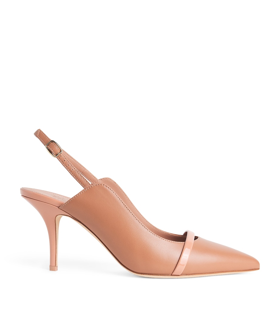 Malone Souliers Leather Marion Slingback Pumps 70 Blush Image 1