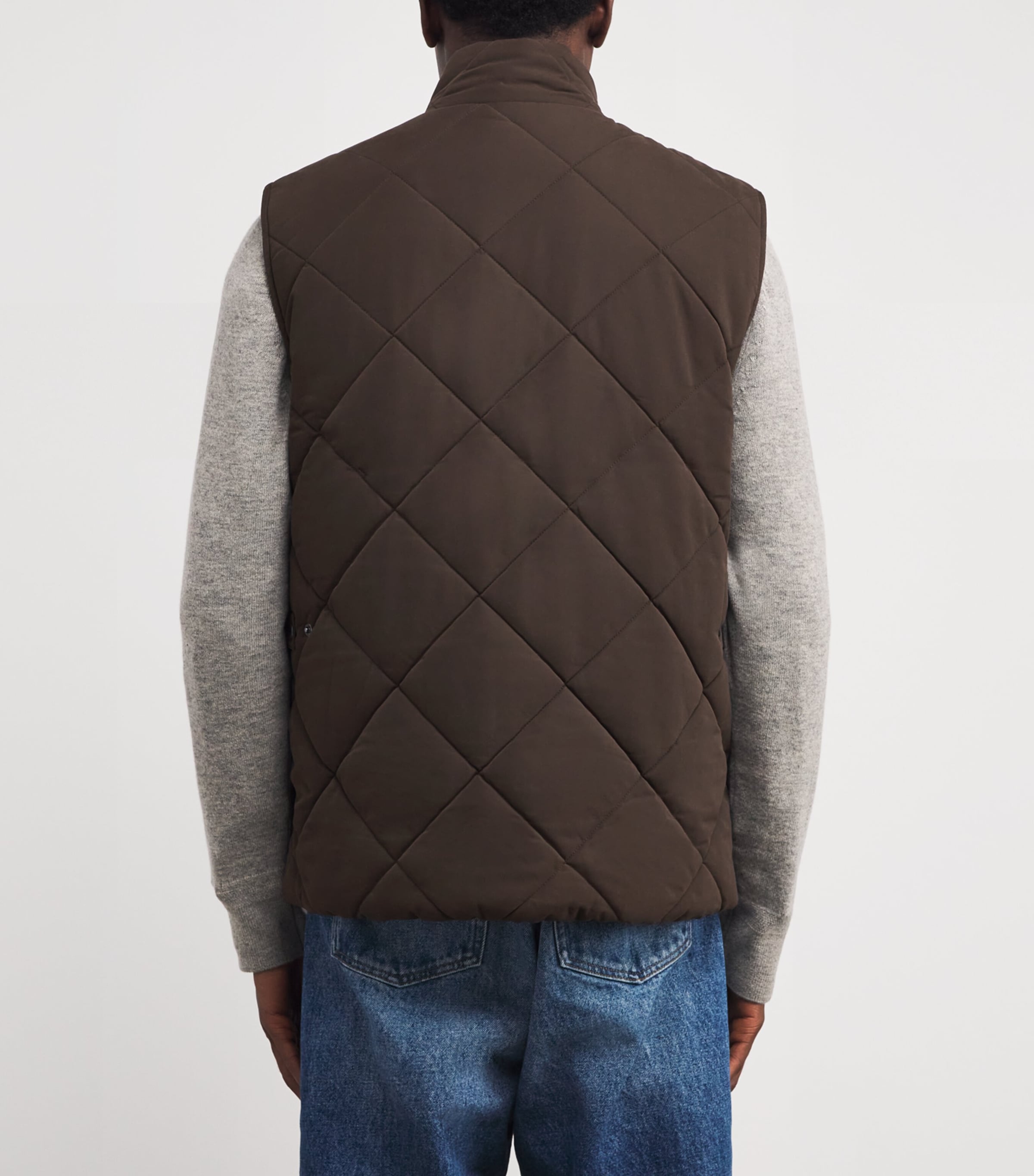 Quilted City Chelsea Gilet BLK OAK/MIDNIGHT OAK Image 4