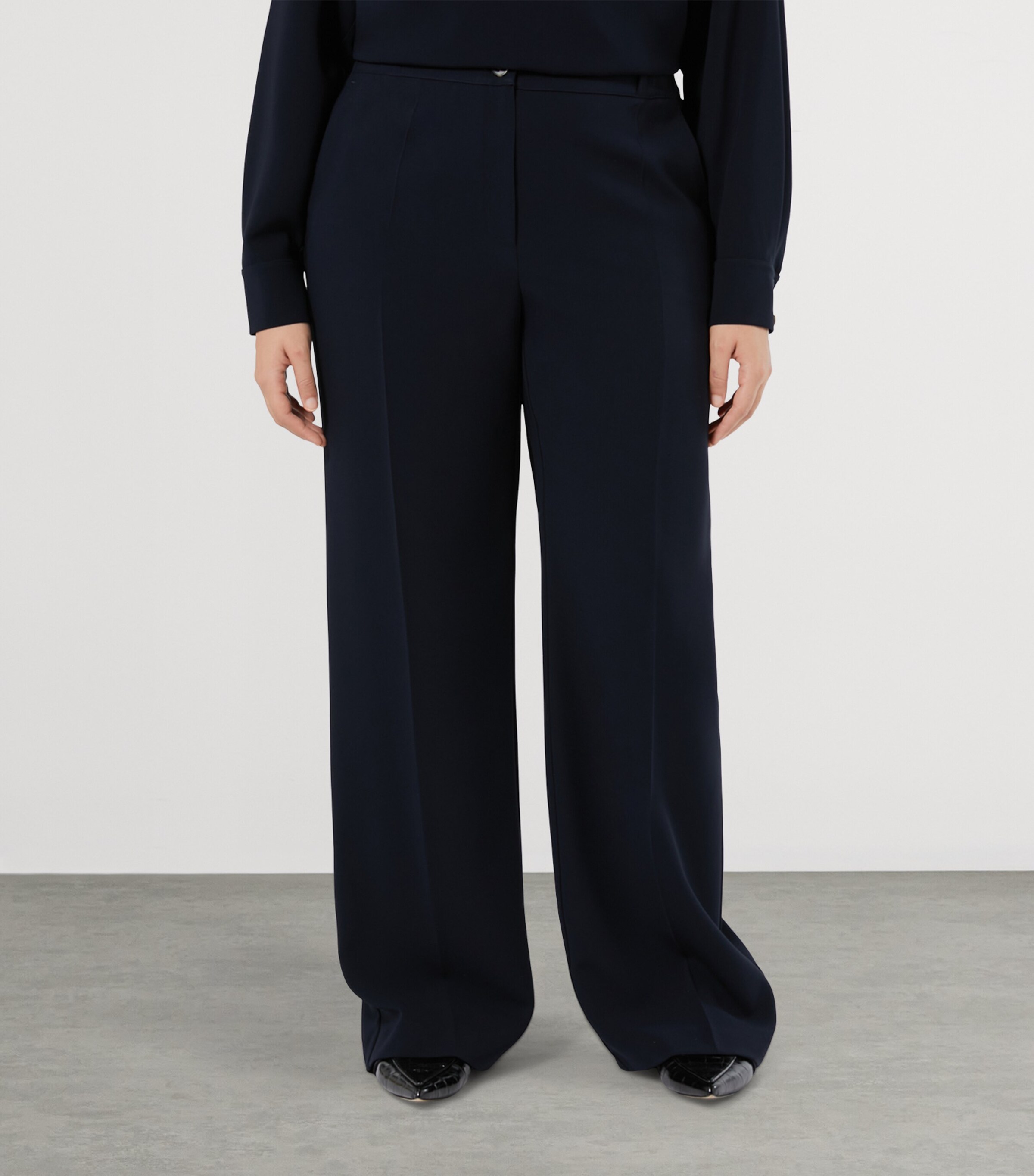 Cady Franz Straight Trousers MIDNIGHTBLUE Image 2