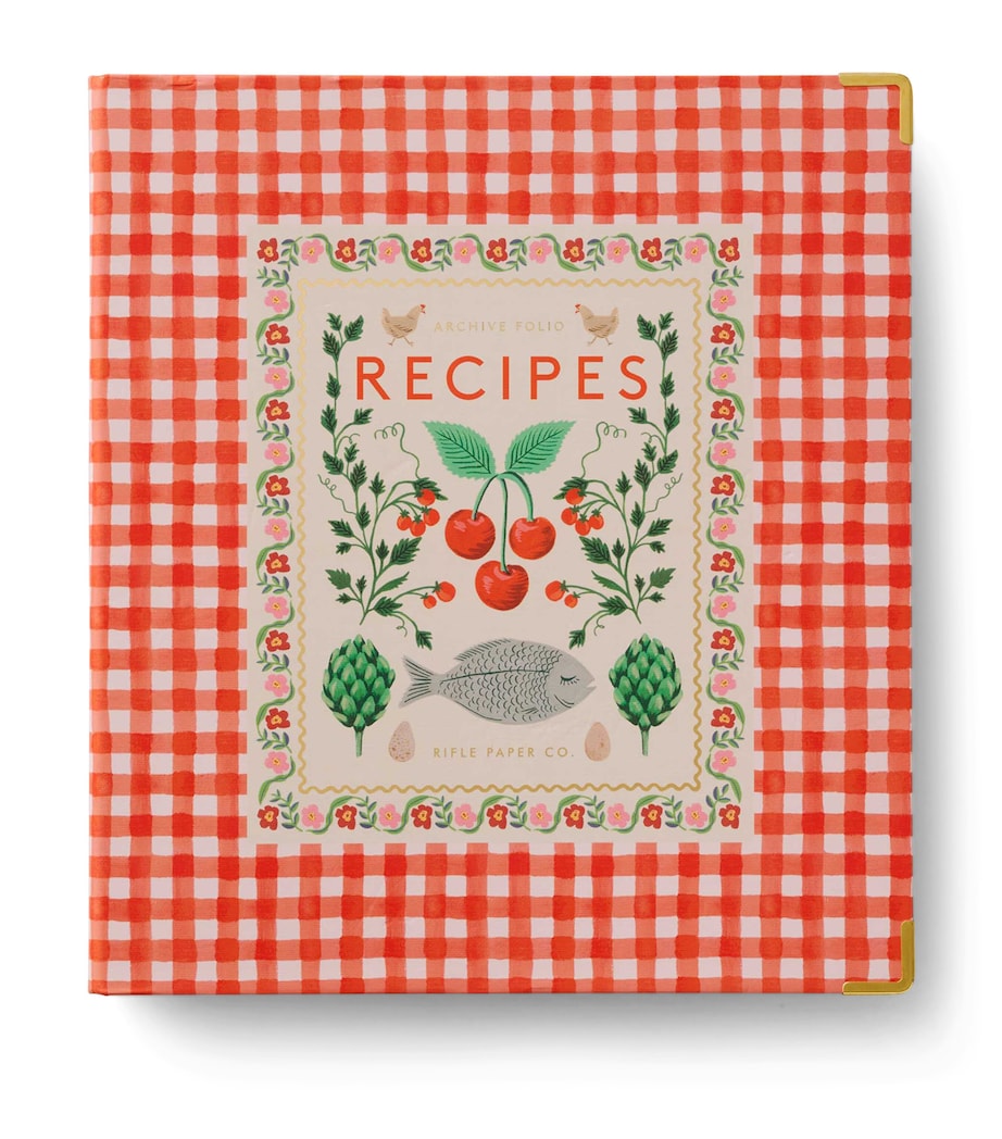 Rifle Paper Co. Cherry Farm Recipe Binder | Harrods SG