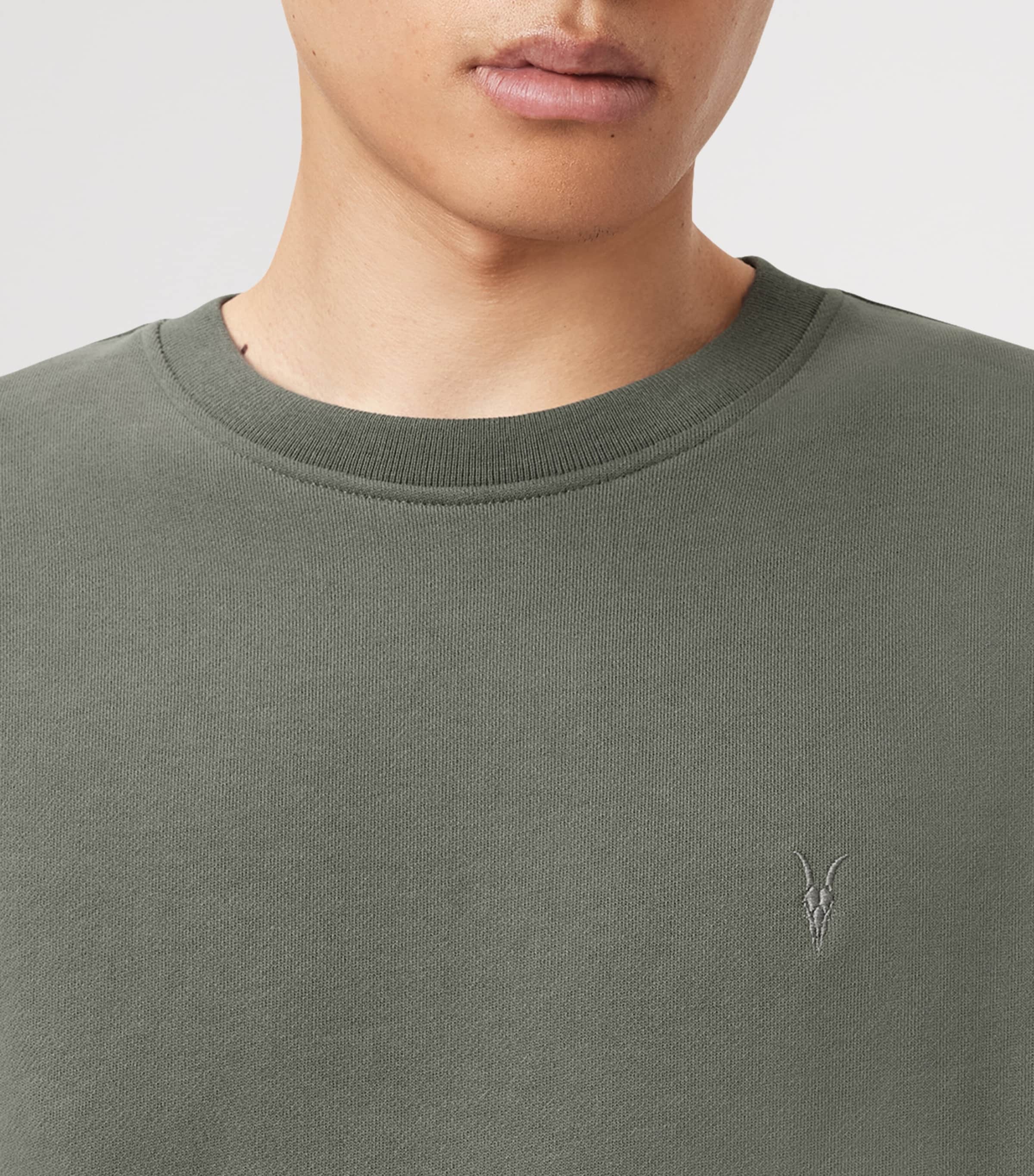 Organic Cotton Raven Sweatshirt GASTOR GREEN Image 6