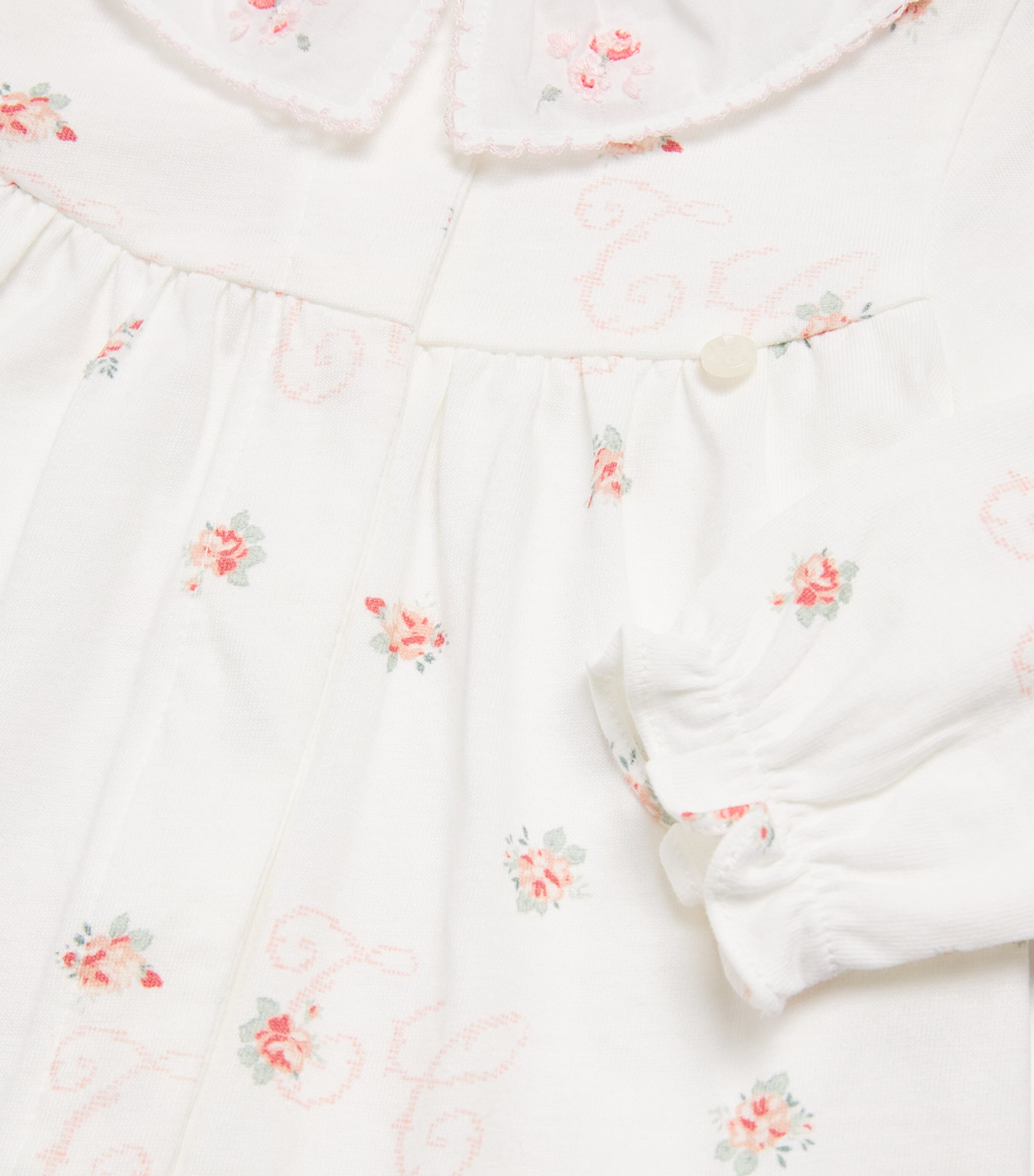 Tartine et Chocolat Cotton Floral All-In-One (0-24 Months) Blanc Image 3
