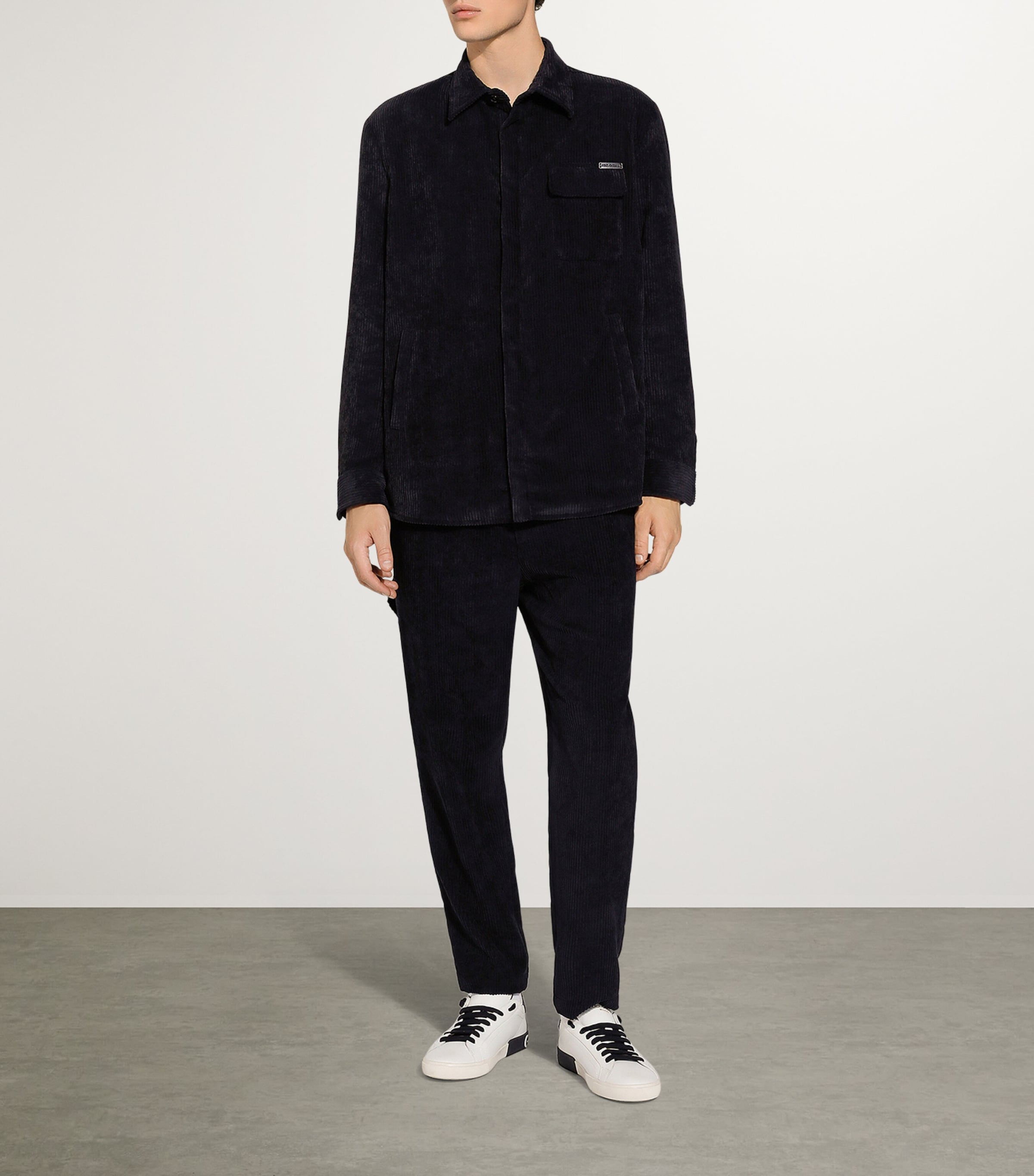 Corduroy Shirt N0000-BLACK Image 2