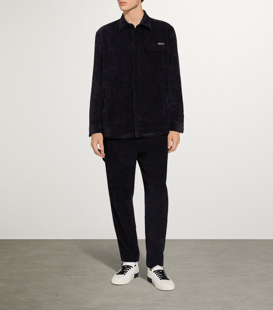 Corduroy Shirt N0000-BLACK Image 2