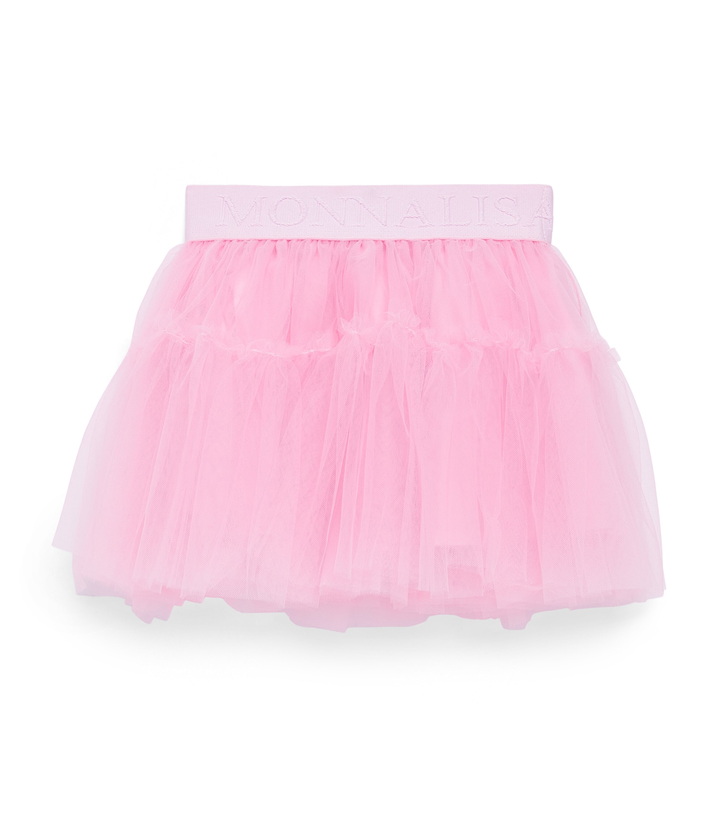 Monnalisa Tulle Mini Skirt (9-36 Months) Pink Fairytale Image 1