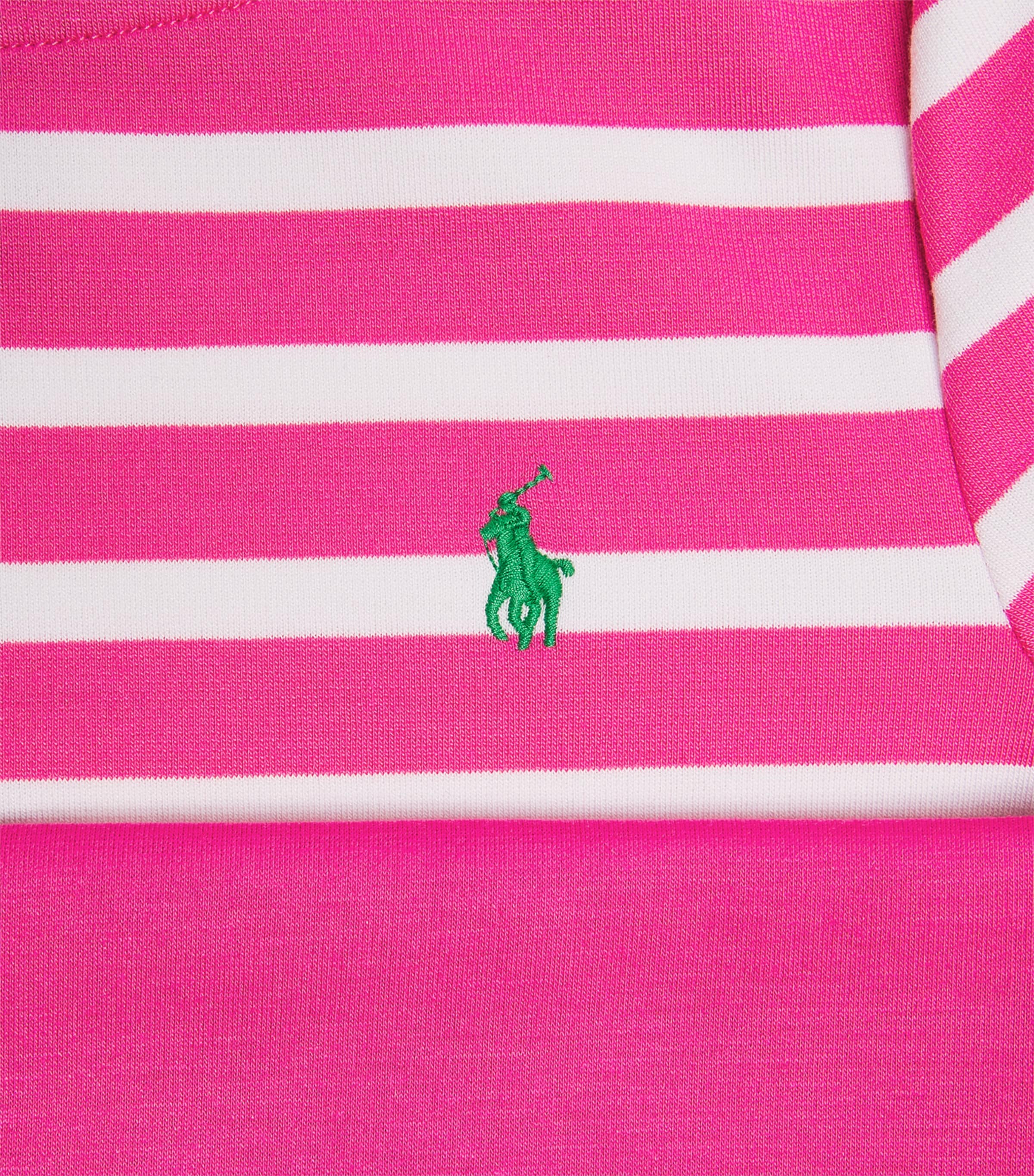 Jersey Stripe Day Dress (2-6 Years) COLGE PINK Image 3