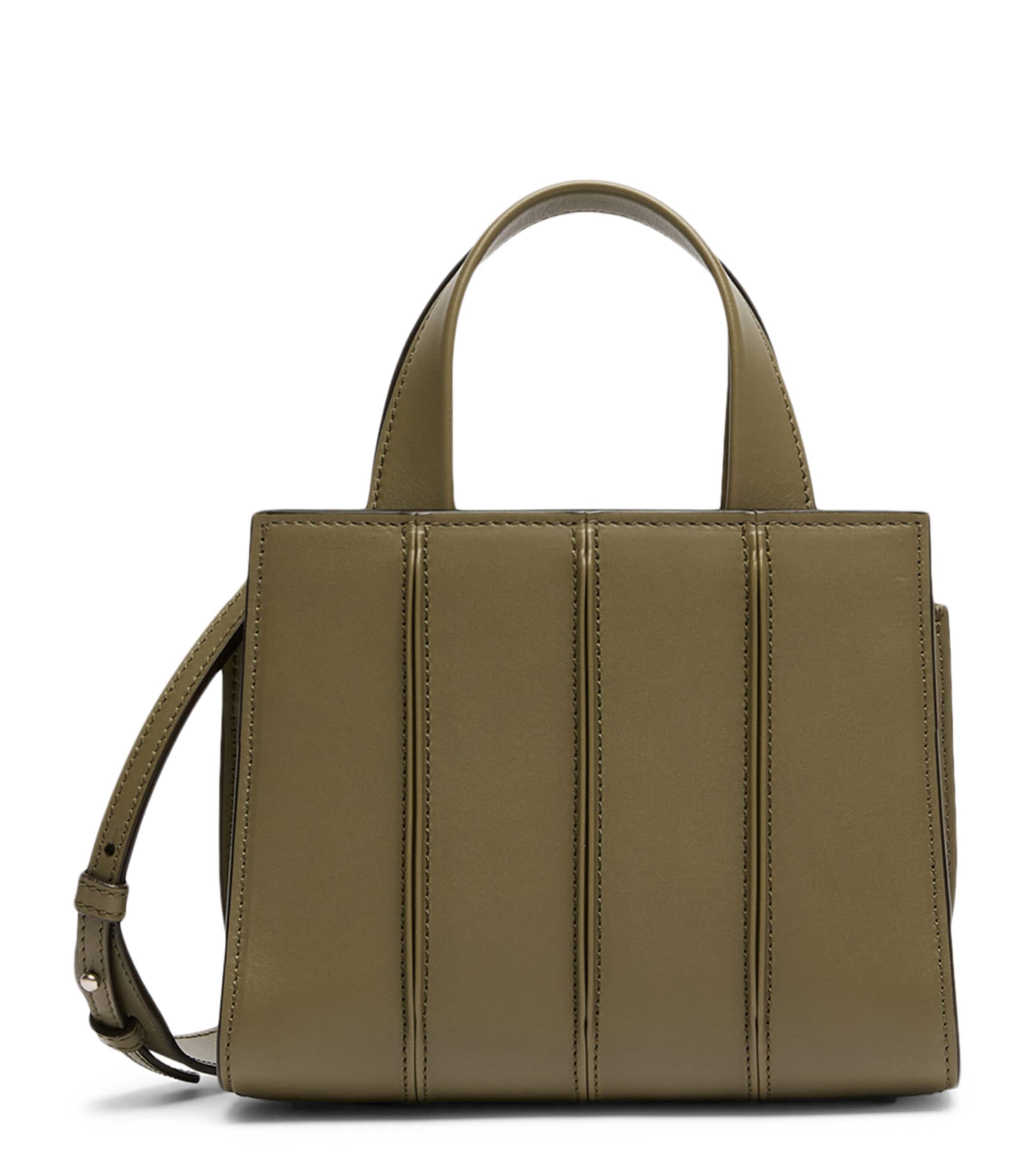 Max Mara Micro Whitney Top-Handle Bag Olive Green Image 1