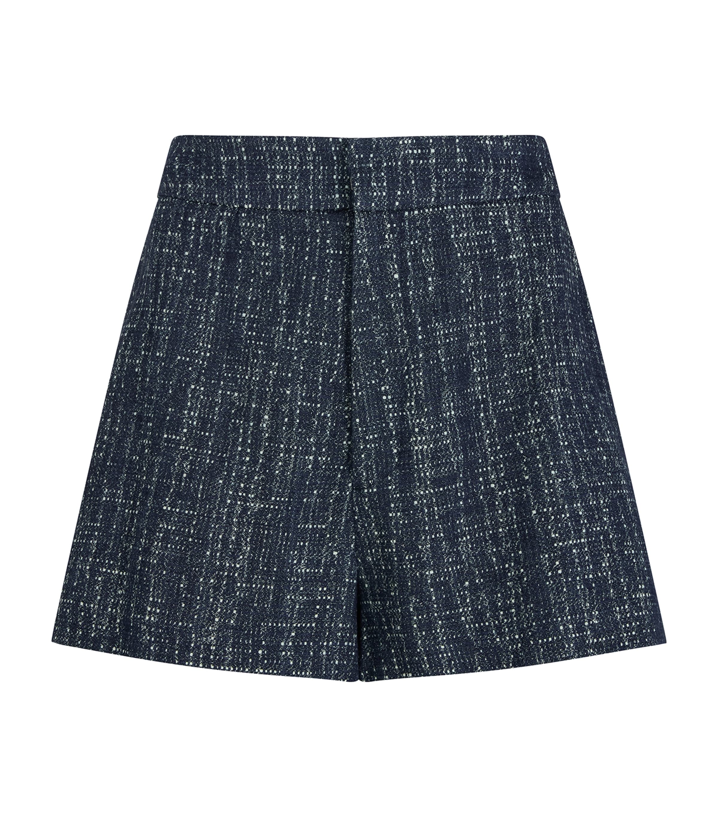 The Tweed Shorts INDIGO Image 1