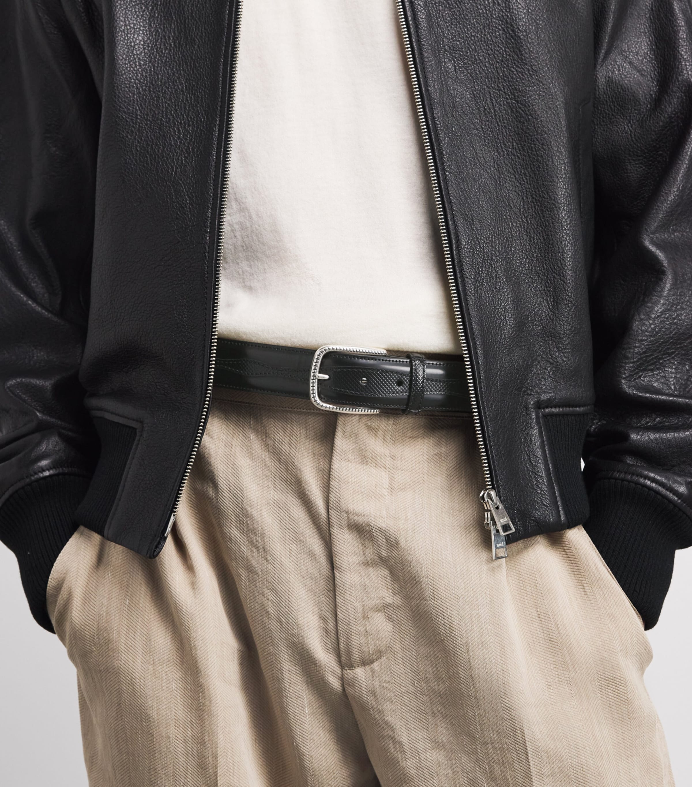 Elliot Rhodes Leather Jolson Belt Black Image 4