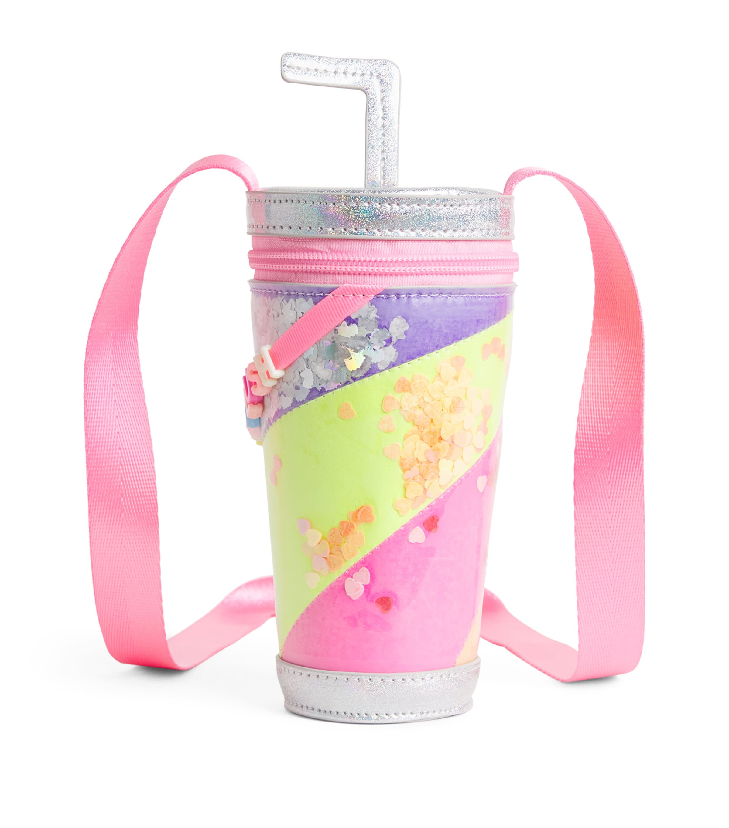 Billieblush Glitter Cup Cross-Body Bag White Image 1