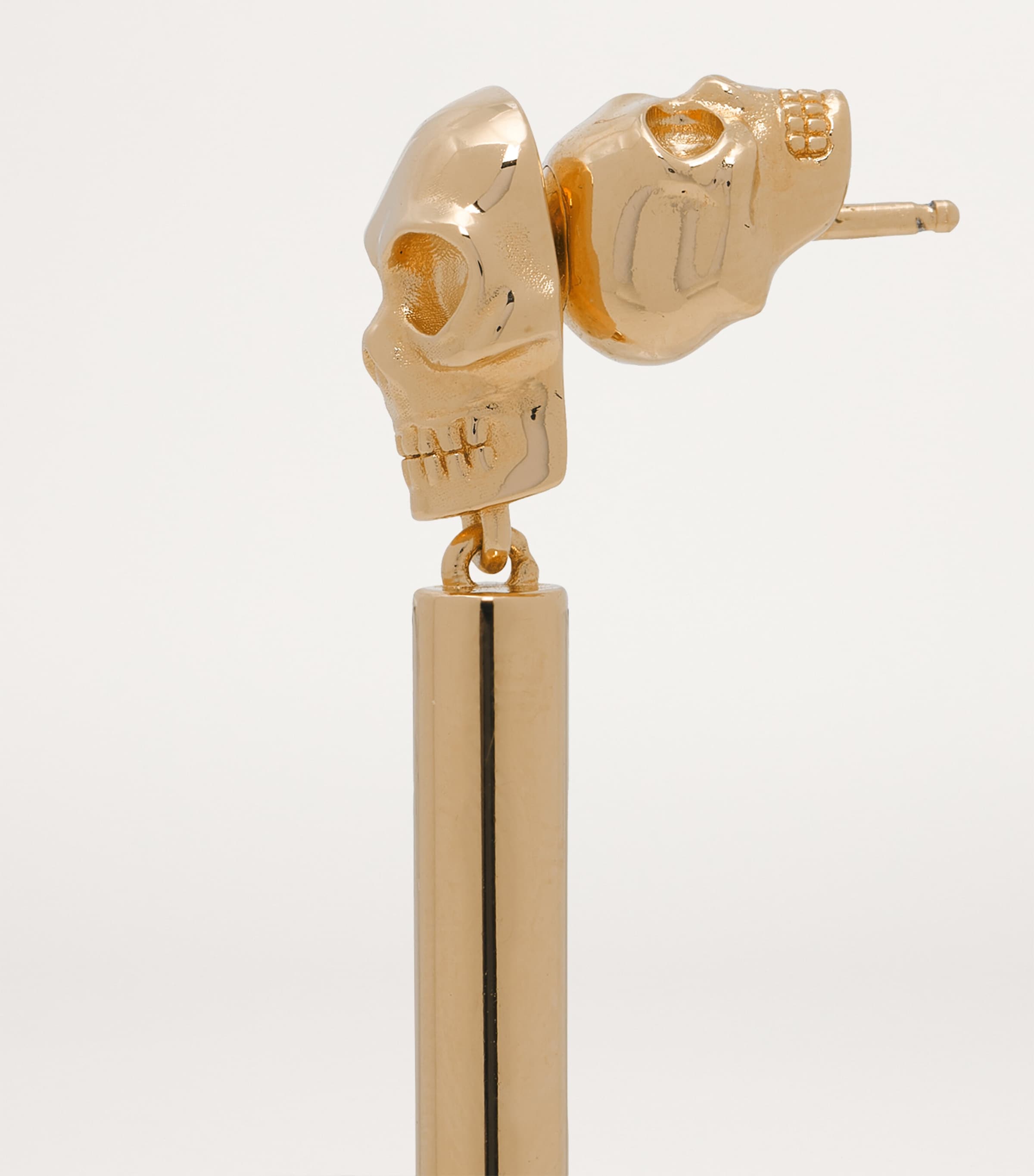 アクセサリーその他 ALEXANDER MCQUEEN 'Skull' earrings Gold 582698J160K Alexander McQueen Pave Skull Earrings | Gold | FARFETCH