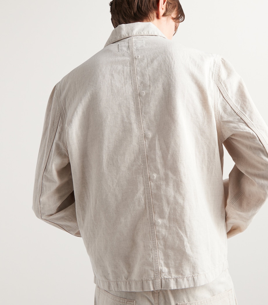 Chambray Denim Blouson Jacket F0ABR Image 5