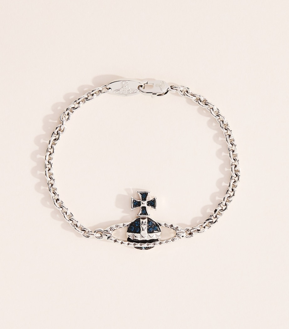 Vivienne Westwood Mayfair Bas Relief Bracelet Rhod/gnm/mon Cr Image 1