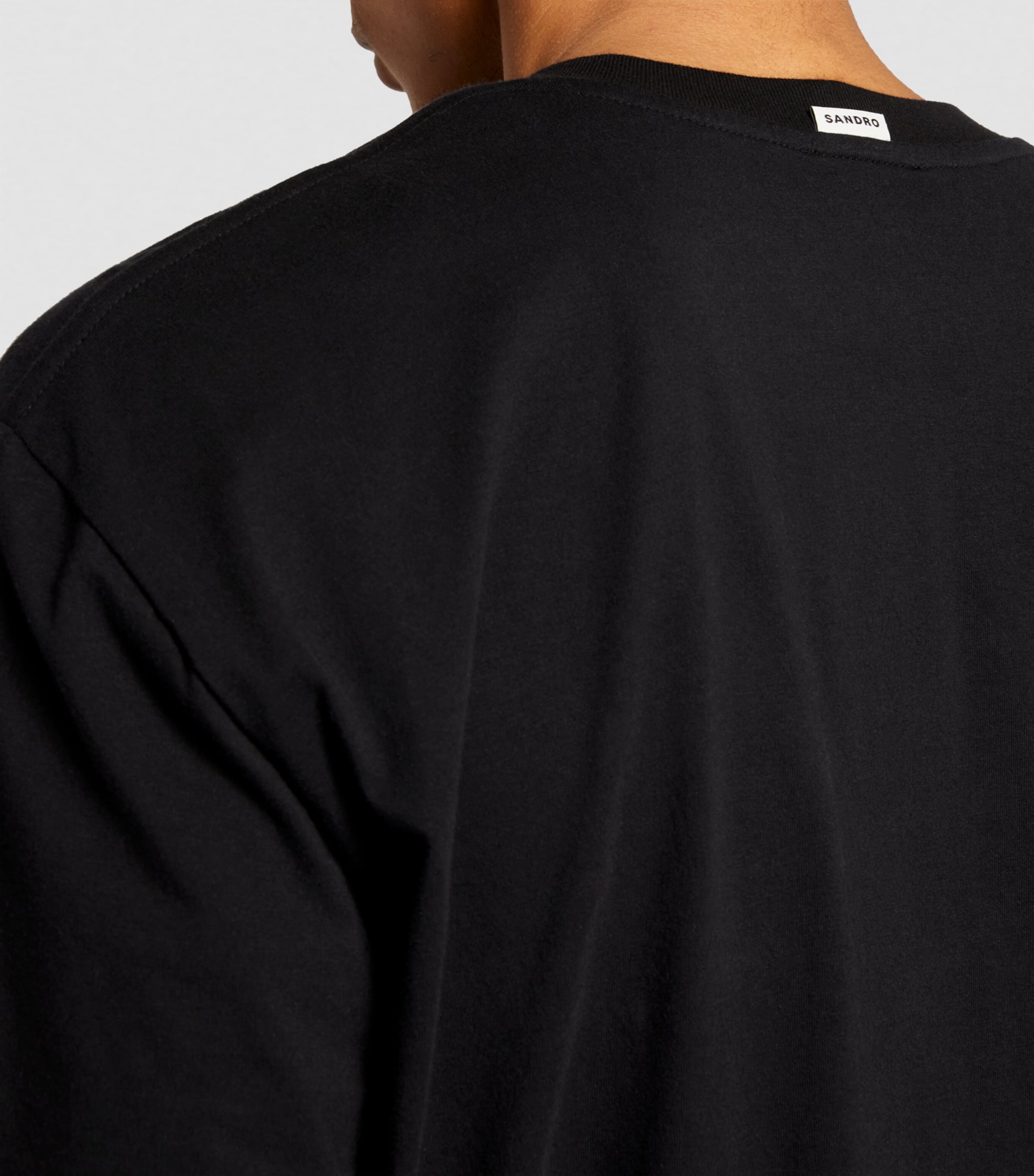 Cotton T-Shirt BLACK Image 6