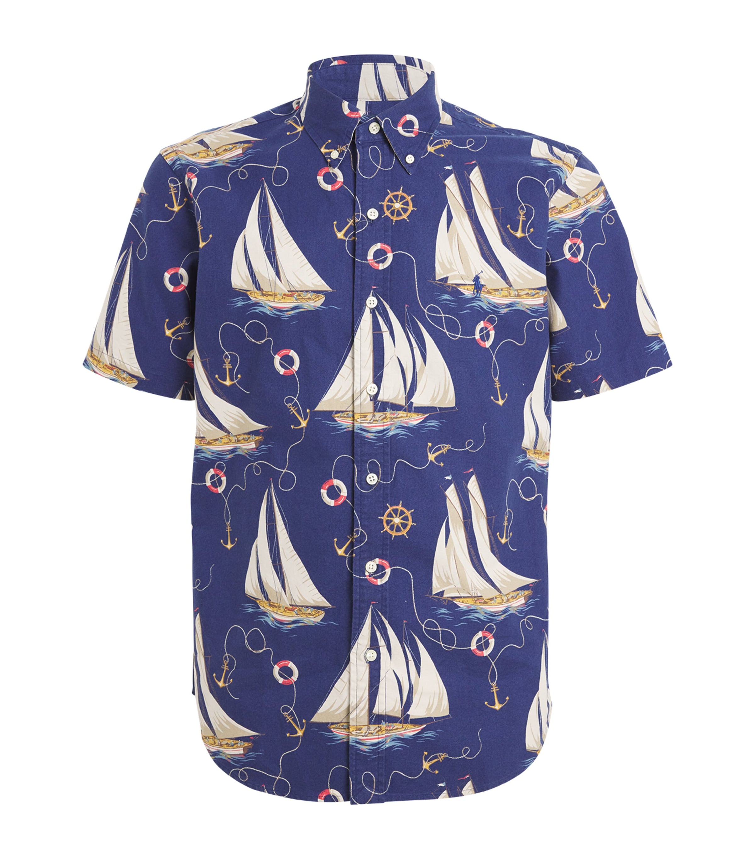 Shop Polo Ralph Lauren Short-sleeve Boat Print Shirt