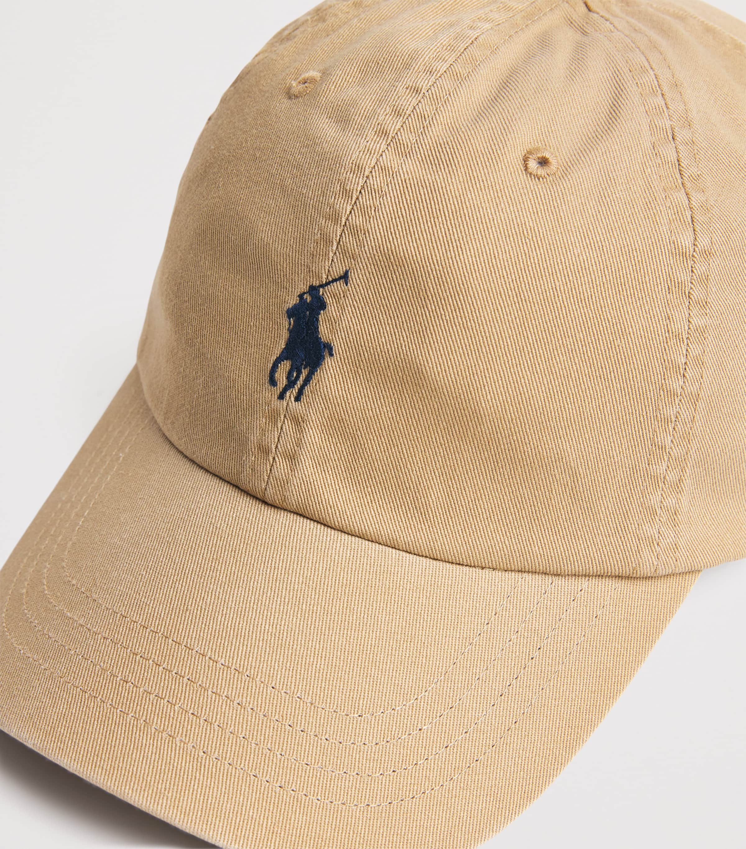 Polo Ralph Lauren Polo Pony Baseball Cap Cafe Tan/newprt Navy Image 3