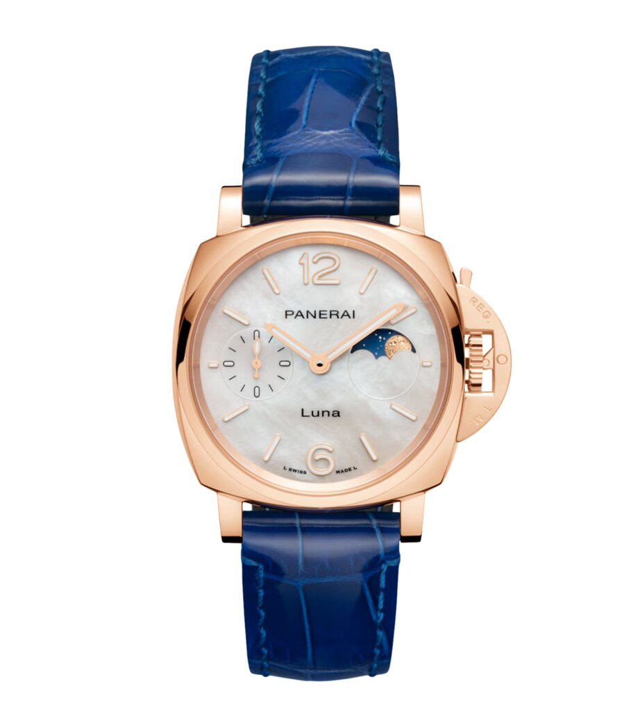 Goldtech Luminor Due Luna Madreperla Watch 38mm WHITE Image 1