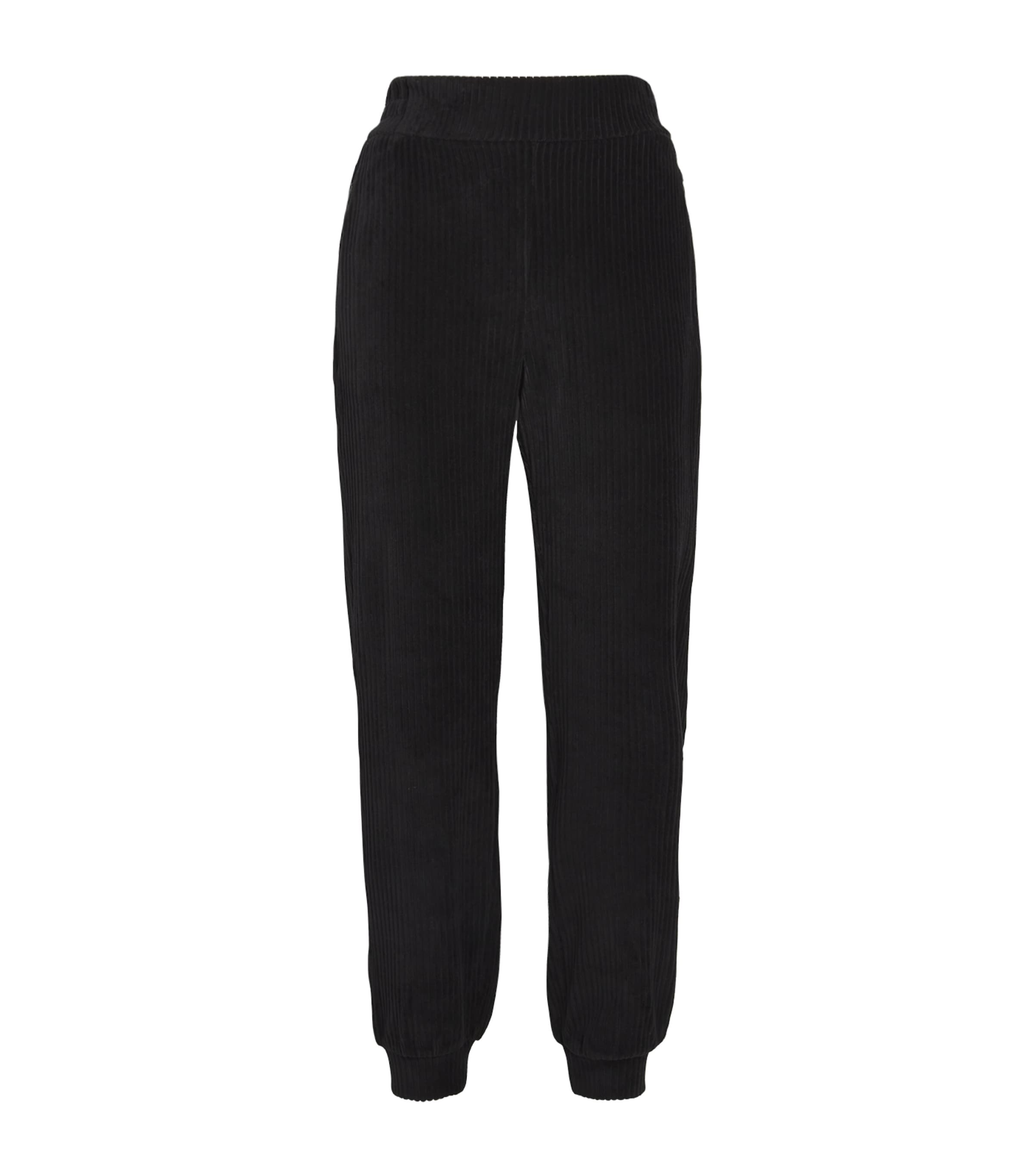 Me+em Corduroy Sweatpants In Black