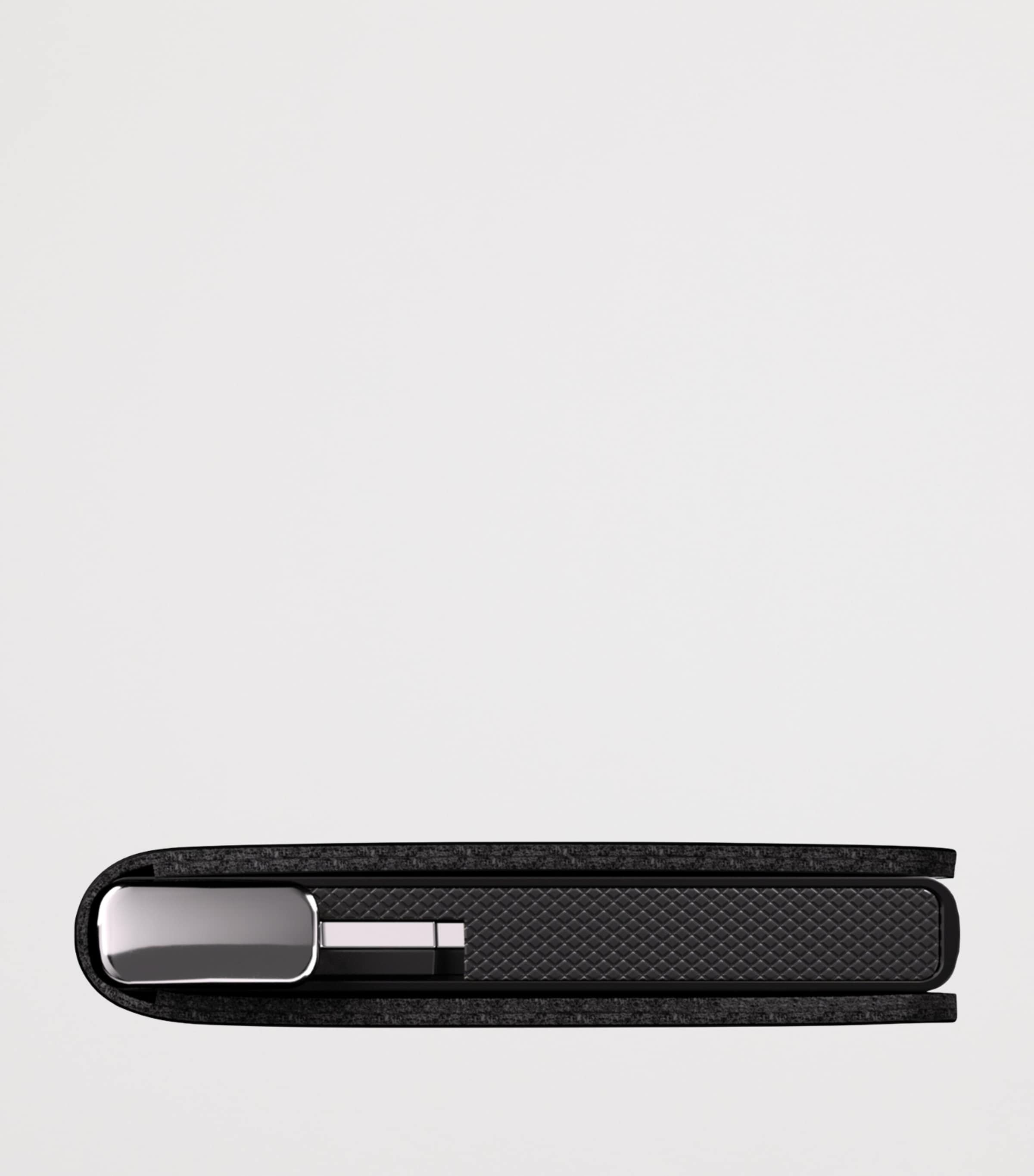 Embossed Leather Slimwallet BLACK Image 5